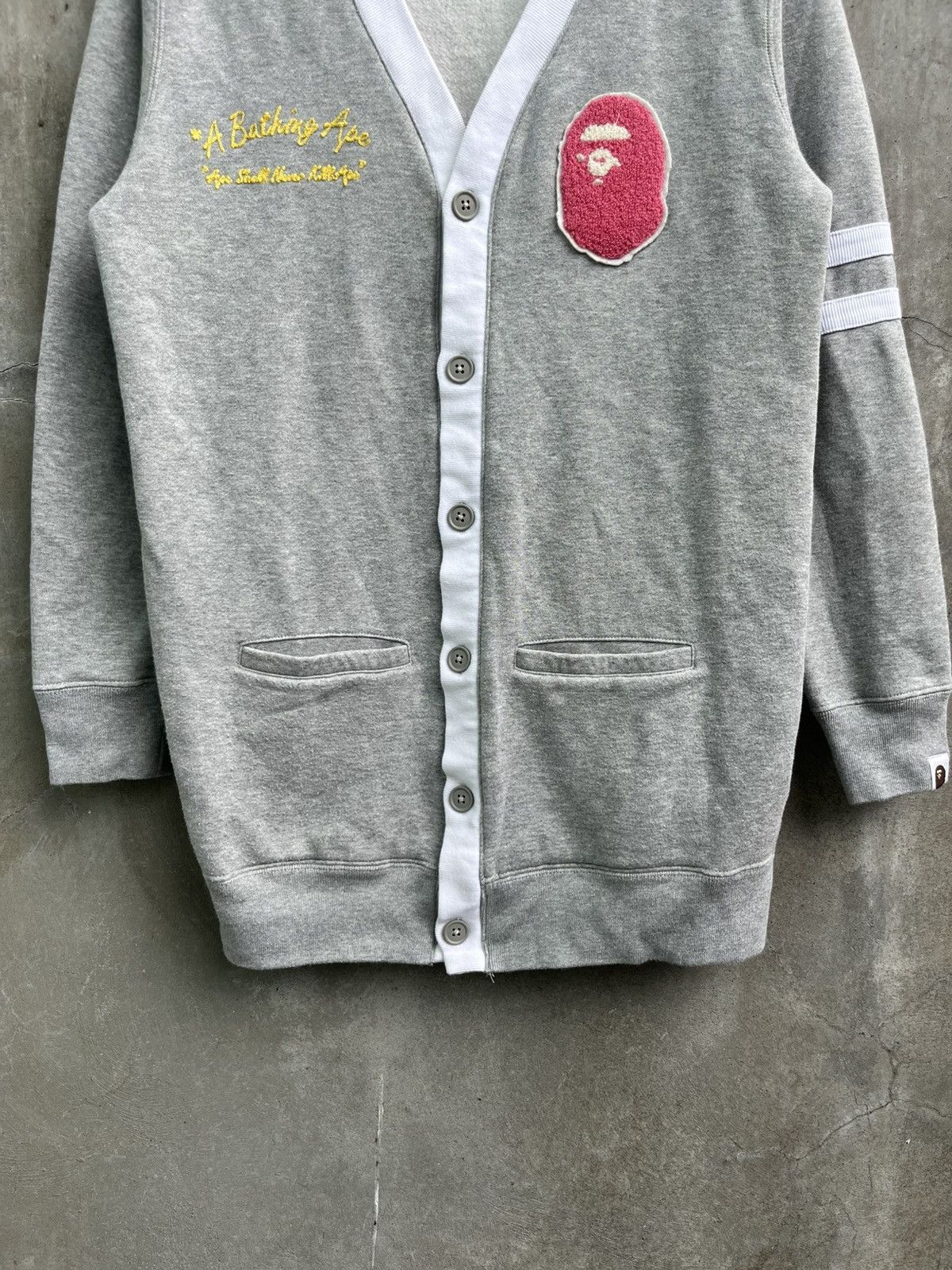 Bape Patched Bape Head Cardigan Size S / US 4 / IT 40 - 4 Thumbnail
