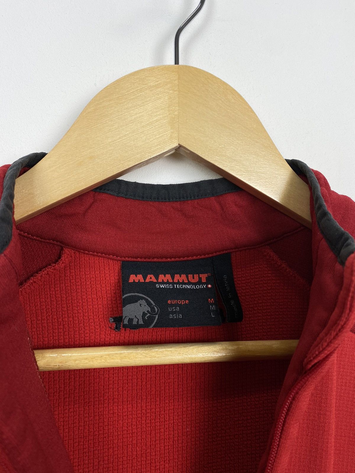 Other Mammut Polartec Cycling Jersey Shirt 1/3 Zip Top Red Sport Size US M / EU 48-50 / 2 - 4 Thumbnail