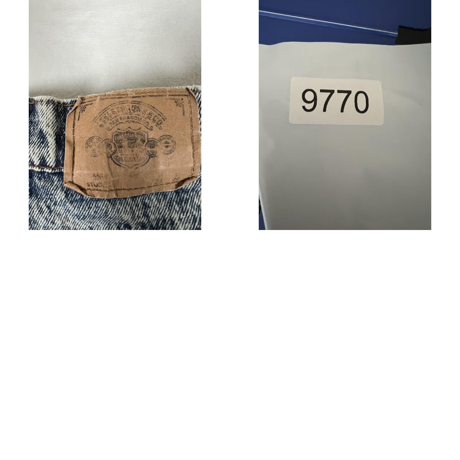 Levi's VINTAGE Levi's 551 Student Jeans Mens 26x30 Blue Acid Wash Tapered Made USA Size US 26 / EU 42 - 8 Thumbnail