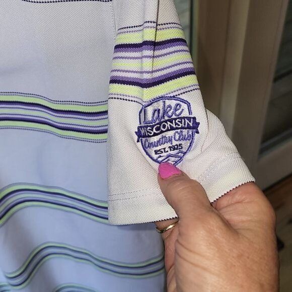 Antigua Antigua Desert Dry Embroidered Sz. S Colorful Polo Golf Shir Size S / US 4 / IT 40 - 6 Thumbnail