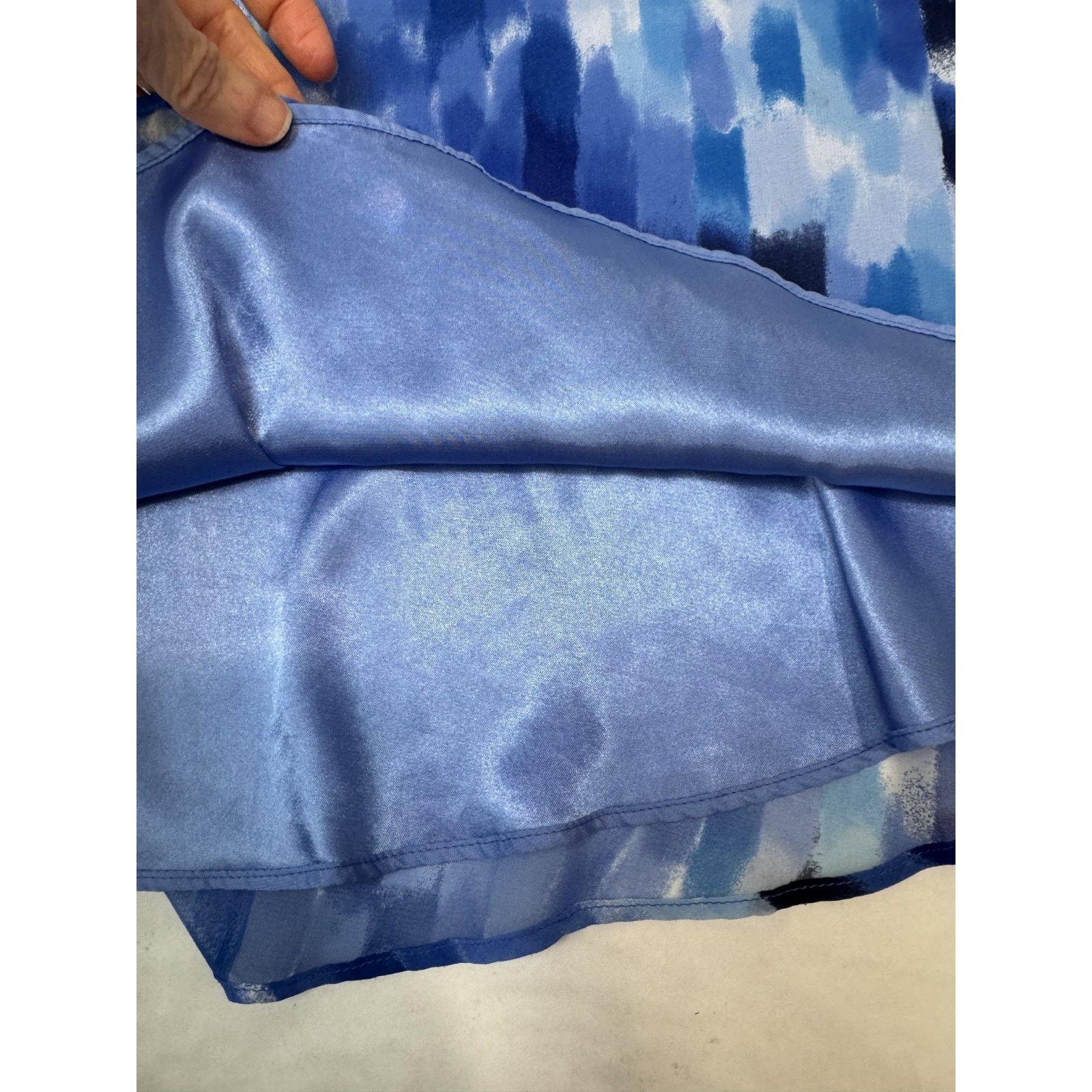 Calvin Klein Calvin Klein Skirt Blue Print Fairy Feminine Romantic 12 Size 34" / US 12 / IT 48 - 5 Thumbnail