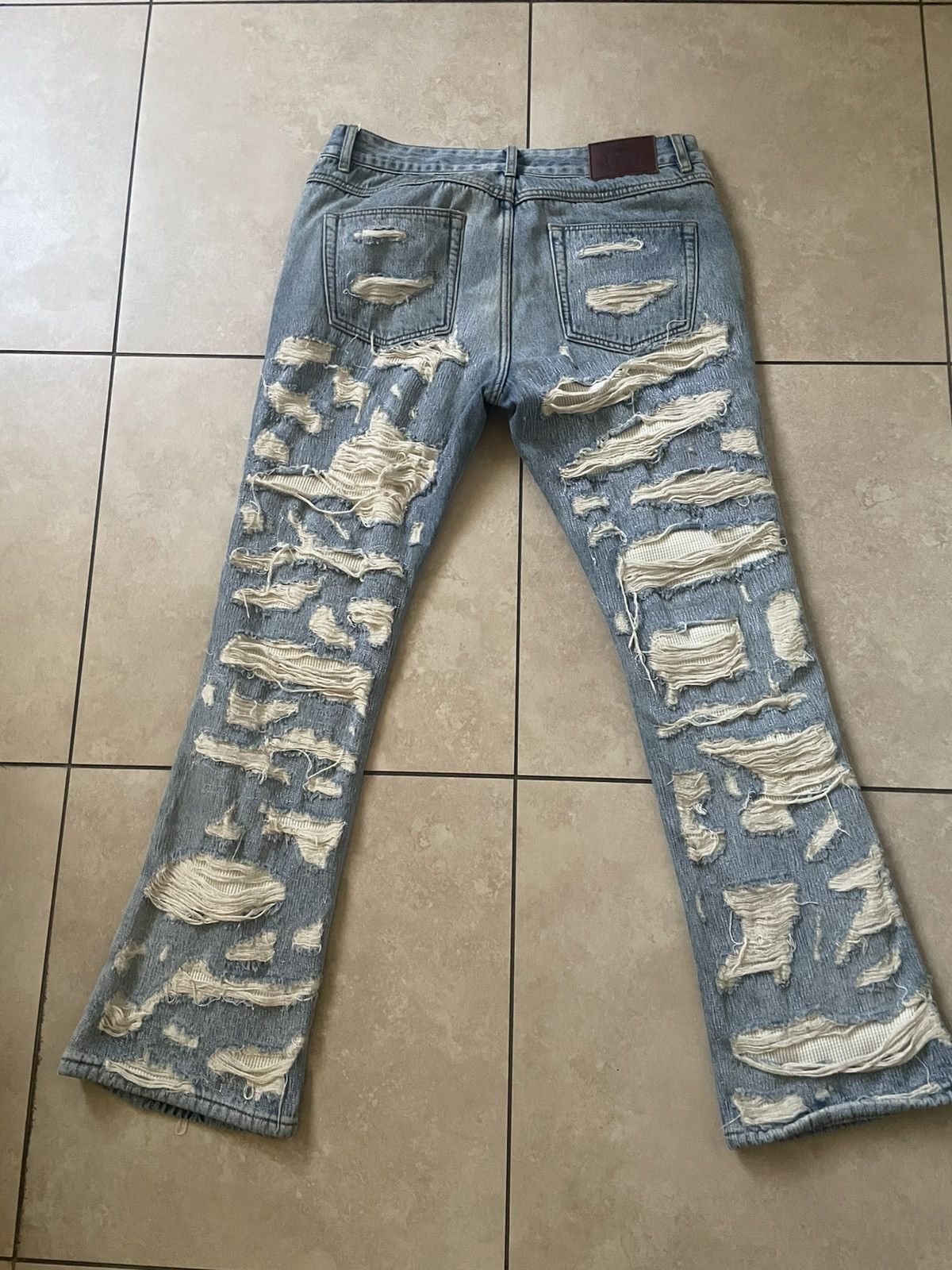 Hysteric Glamour undercover 85 inspired denim jeans distressed handmaderust Size US 32 / EU 48 - 2 Thumbnail