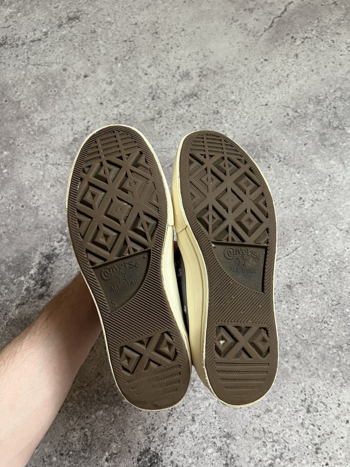 Comme des Garcons PLAY × Converse Vintage Converse Comme Des Garcons Play High top shoes Size US 5.5 / EU 38 - 8 Thumbnail