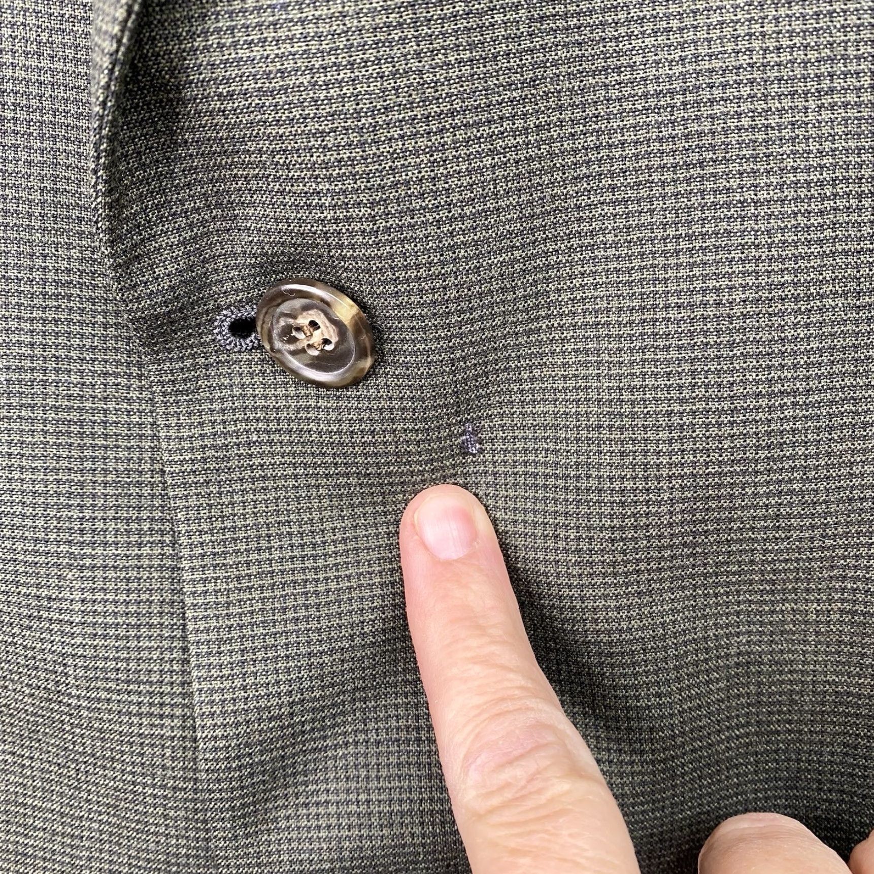Jos. A. Bank Jos. A. Bank Sport Coat Mens 50XL Wool Green Tw eet Plaid Notch Lapel Two-Button Single-Breasted Long Coat Jacket Business Blazer Mens Size 50R - 2 Thumbnail