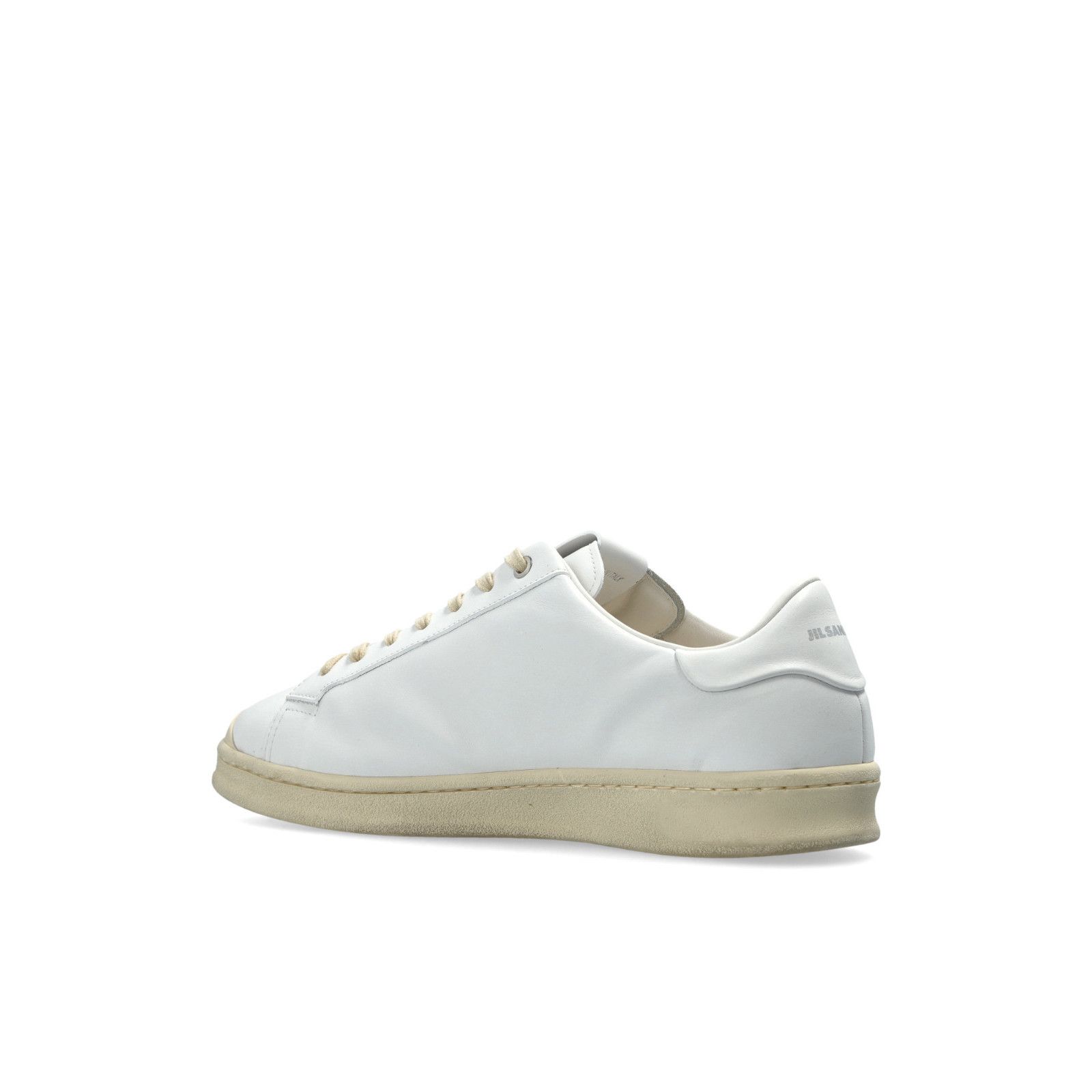 Jil Sander JIL SANDER White Leather Sneakers New & Authentic (Men's siz Size US 10 / EU 43 - 3 Thumbnail