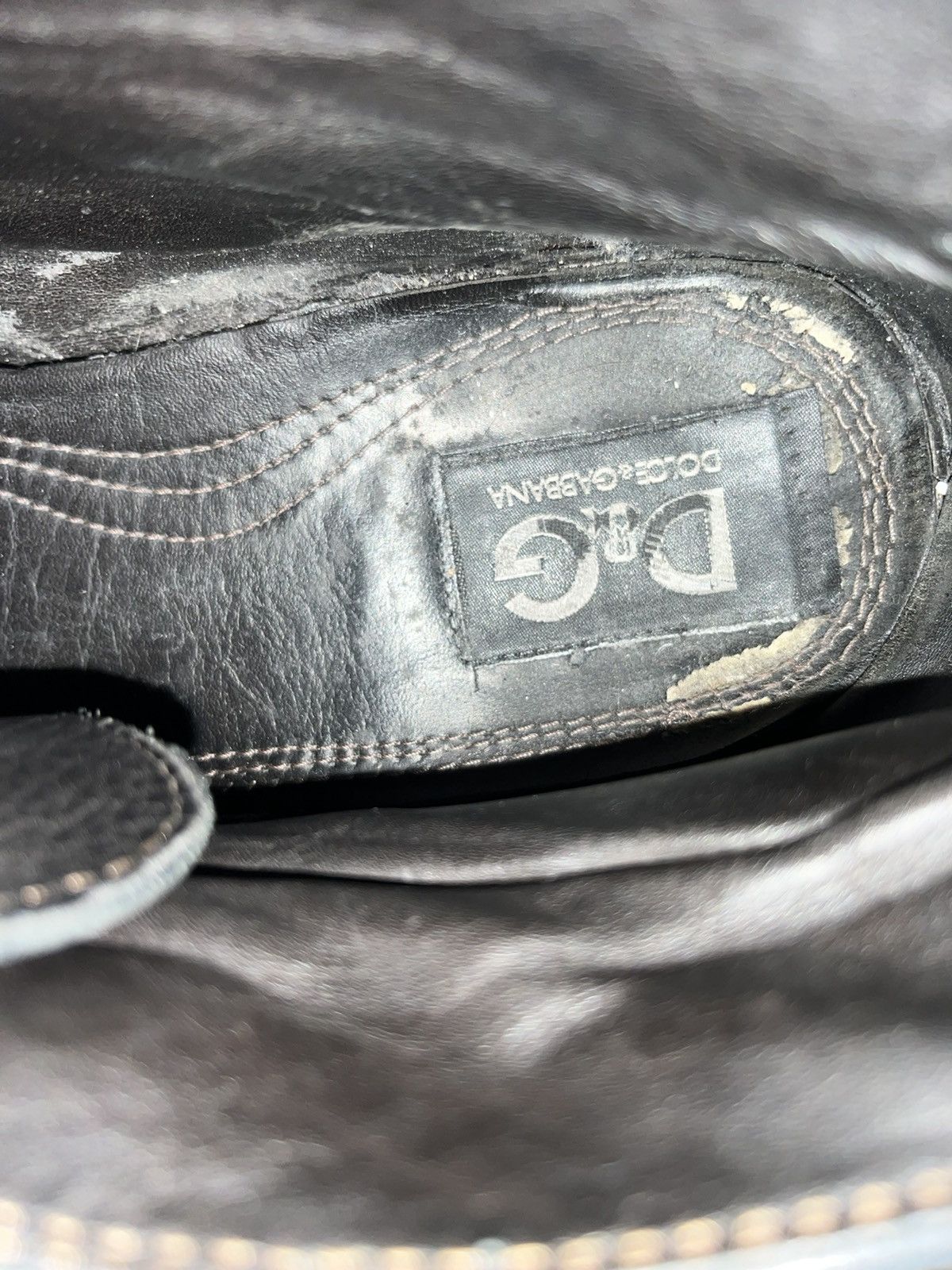 Dolce & Gabbana Dolce & Gabbana leather black boots rare Size US 12 / EU 45 - 23 Thumbnail
