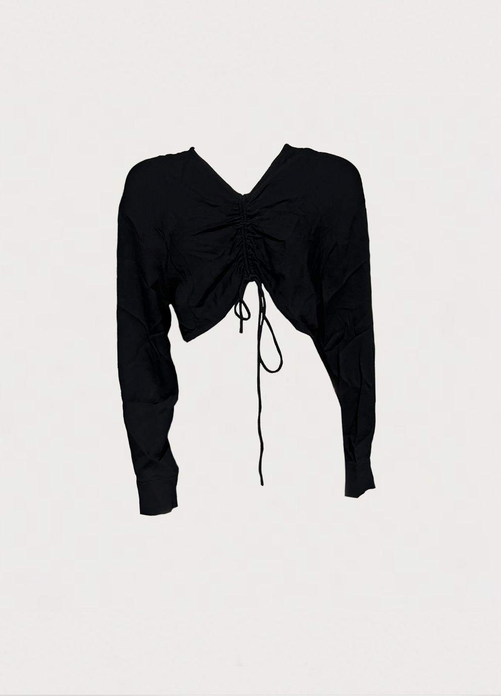 Christopher Esber Ruched Crop Shirt Size XS / US 0-2 / IT 36-38 - 1 Thumbnail