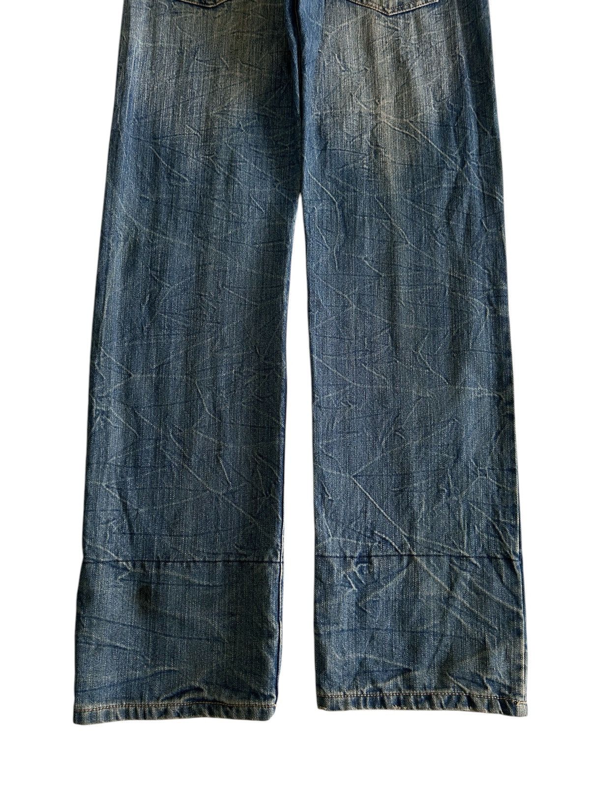 Japanese Brand × Vintage Vintage Japanese BACK & FORTH Distressed Jeans Punk Style Size US 31 - 7 Thumbnail