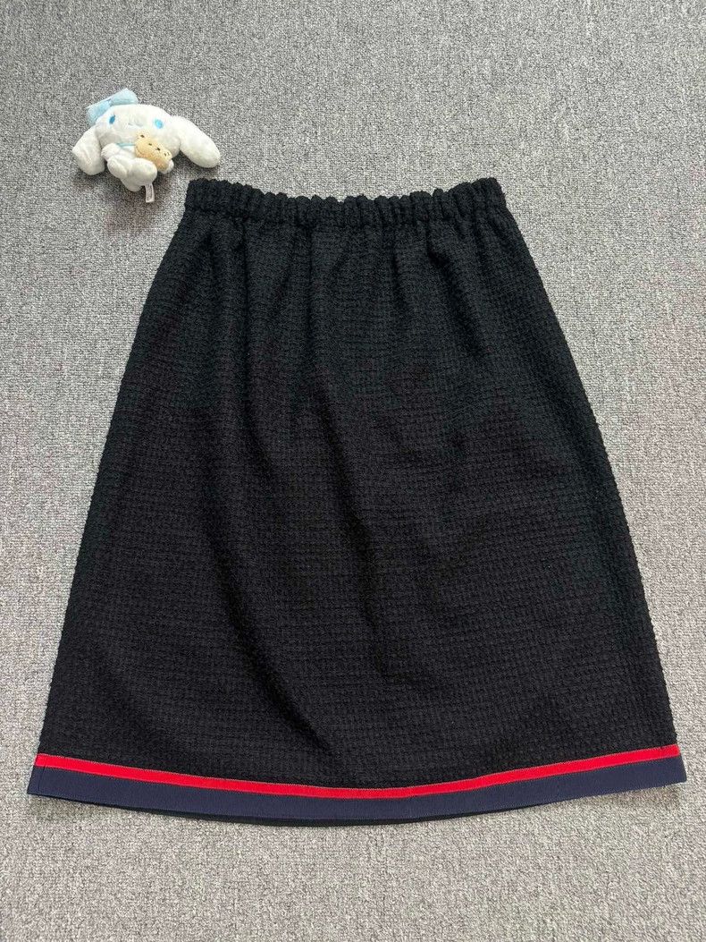 Gucci Gucci Black and red composition small fragrant style long Size 32" / US 10 / IT 46 - 2 Thumbnail
