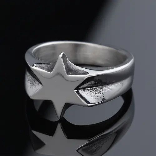Jewelry Star Matchless Jewelry Rings Open Chrome Ring (Size 7-13) Size ONE SIZE - 4 Thumbnail