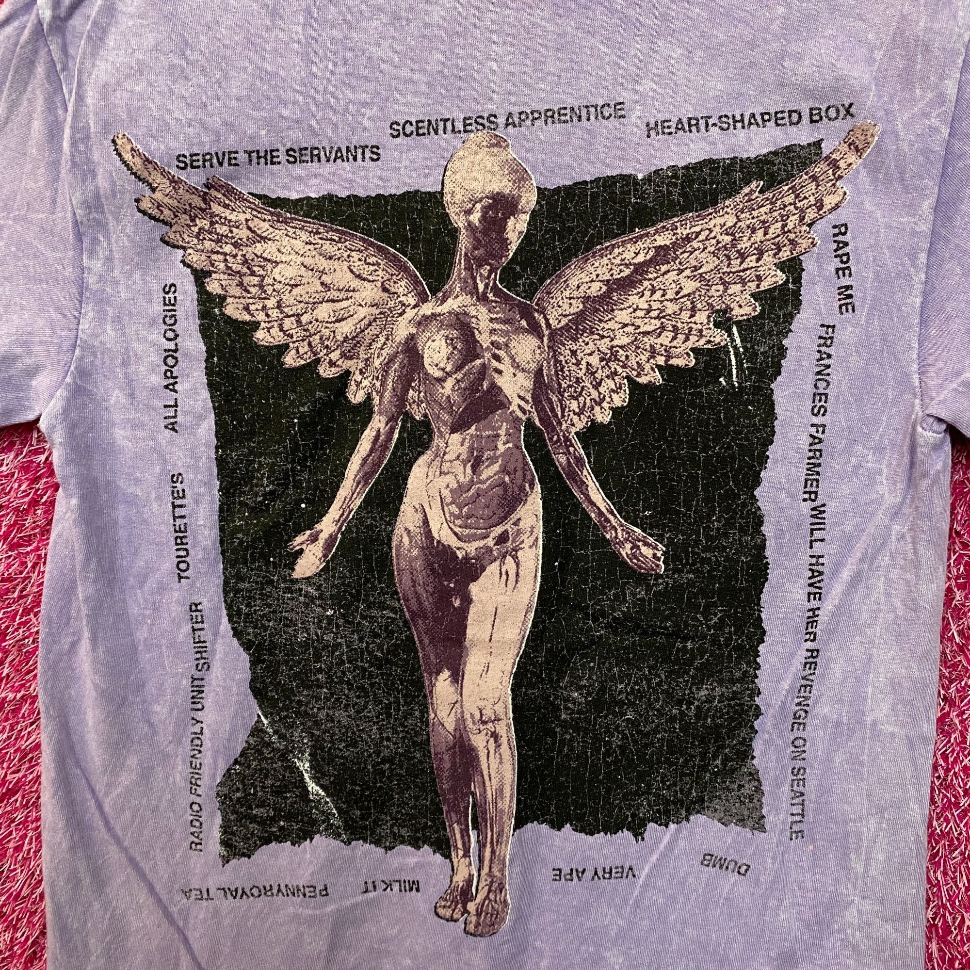 Nirvana Nirvana In Utero Album Art & Track-listing Grunge Band Tee S Size US S / EU 44-46 / 1 - 2 Thumbnail