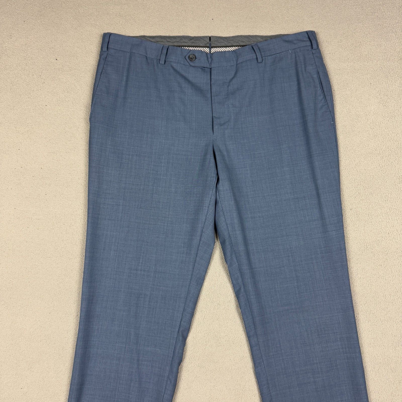 J.Hilburn J. Hilburn Trousers Vitale Barberis Canonico Wool Grey 38x31 Size US 38 / EU 54 - 3 Thumbnail