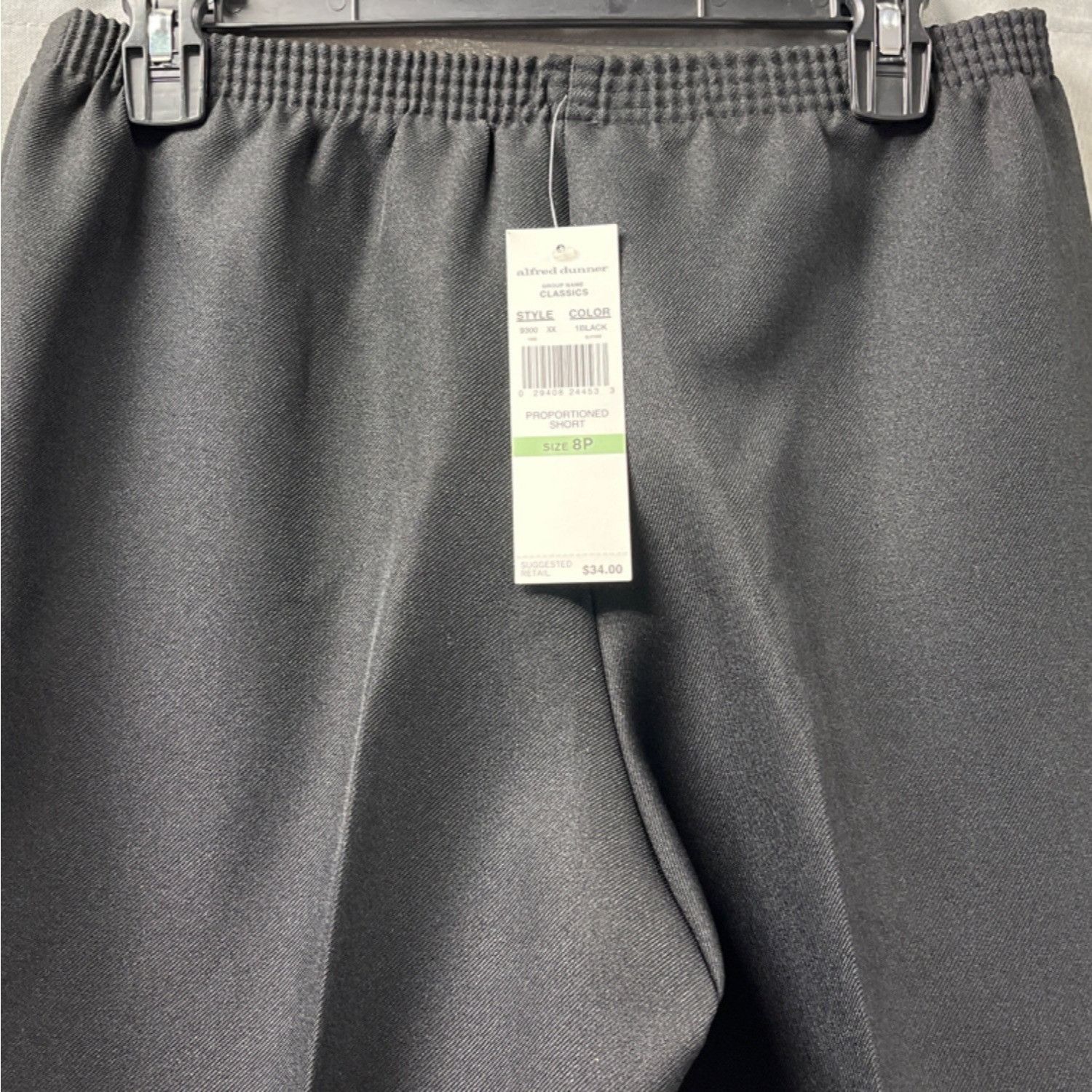 Other Alfred Dunner Women's Black Pull On/Dress Pants Sz8p SKU 419 Size US 29 - 4 Thumbnail