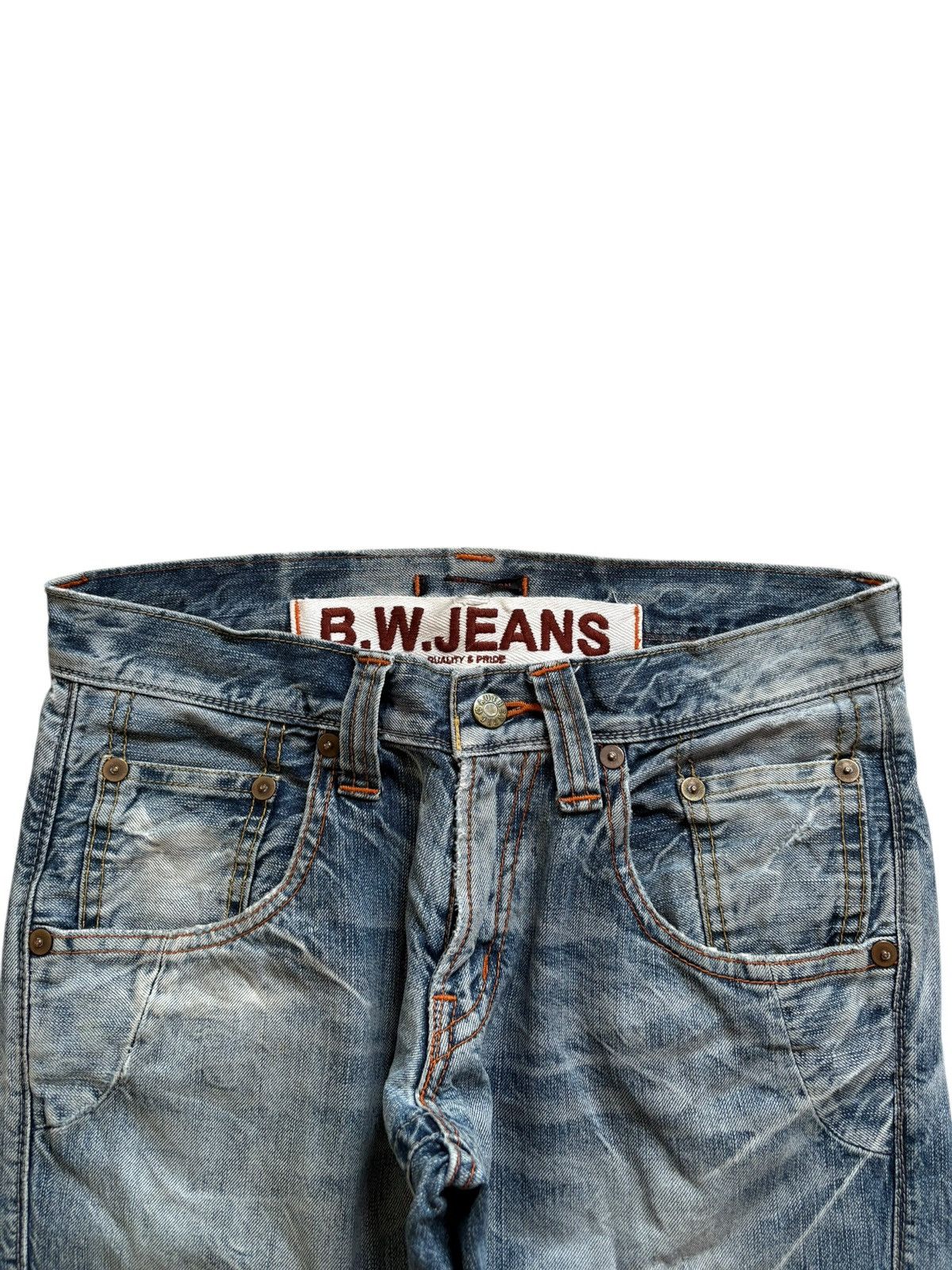 Japanese Brand Vintage Japanese Brand Mud Wash Distressed Ripped Jeans Size US 32 / EU 48 - 4 Thumbnail