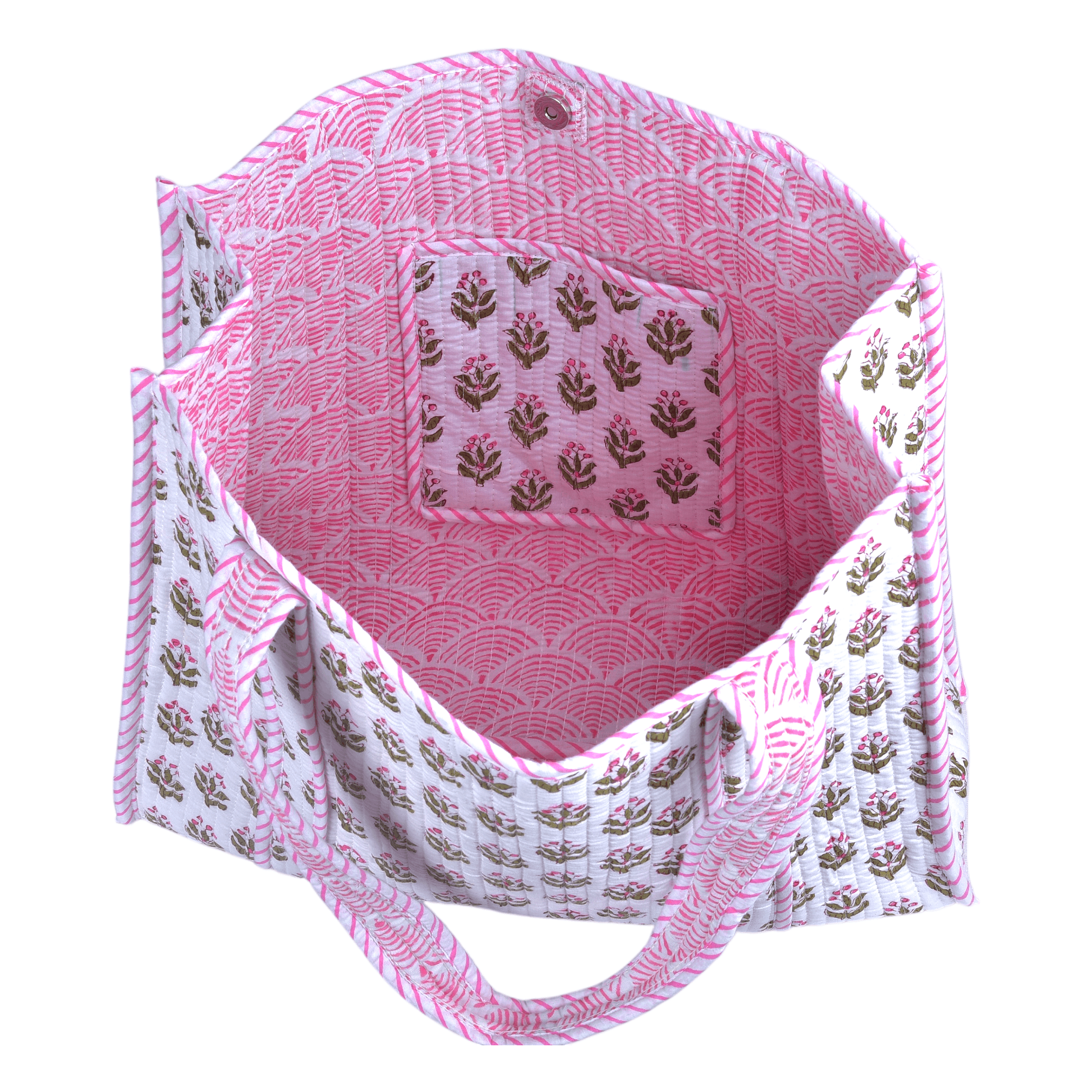 Handmade Tote Bag for Women, Grocery Shopping Bags Size ONE SIZE - 6 Thumbnail