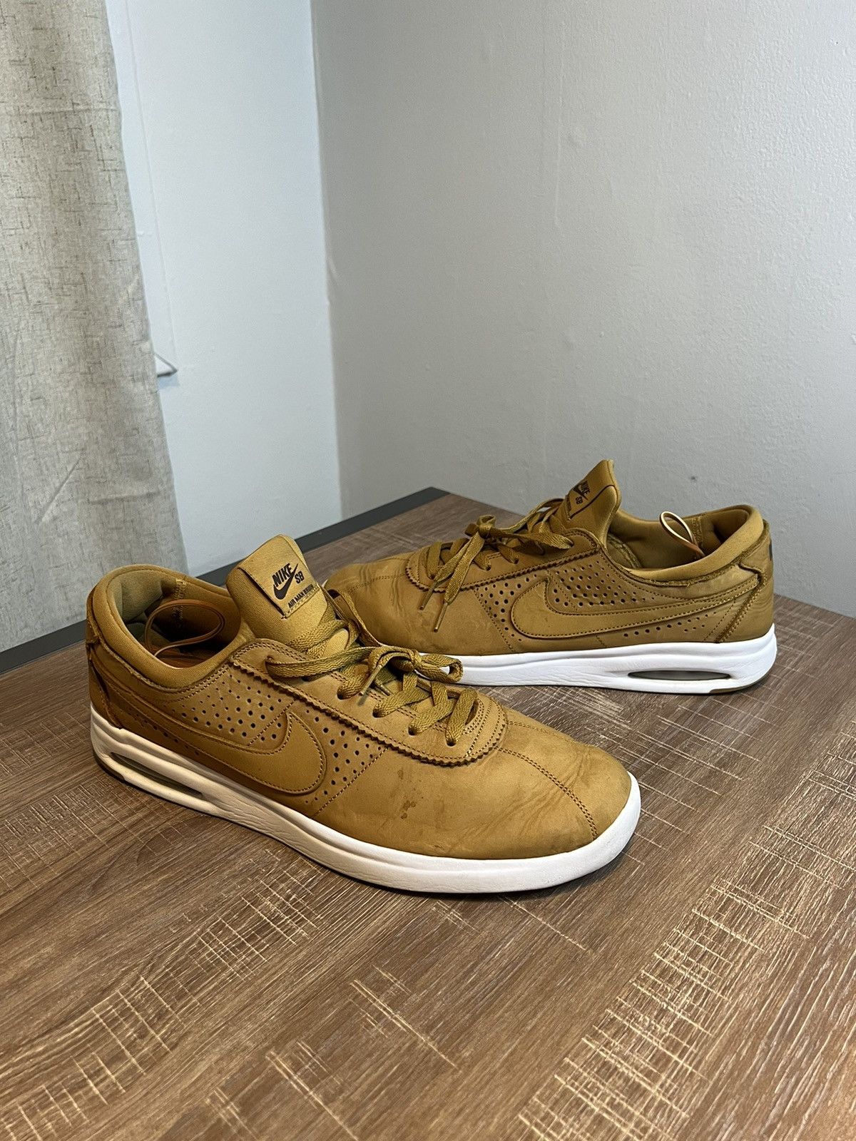 Nike Nike SB Air Max Bruin Vapor men’s size 14 wheat Suede Shoes Size US 14 / EU 47 - 2 Thumbnail