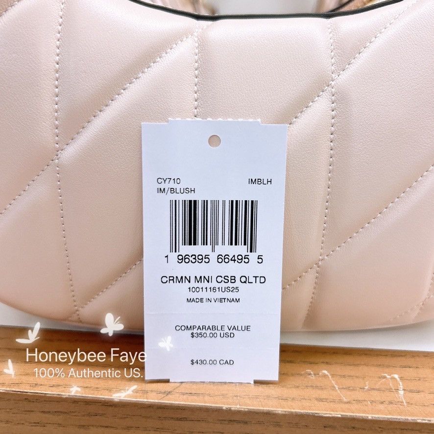 Coach Carmen Mini Crossbody Bag With Quilting CY710 Size ONE SIZE - 6 Thumbnail