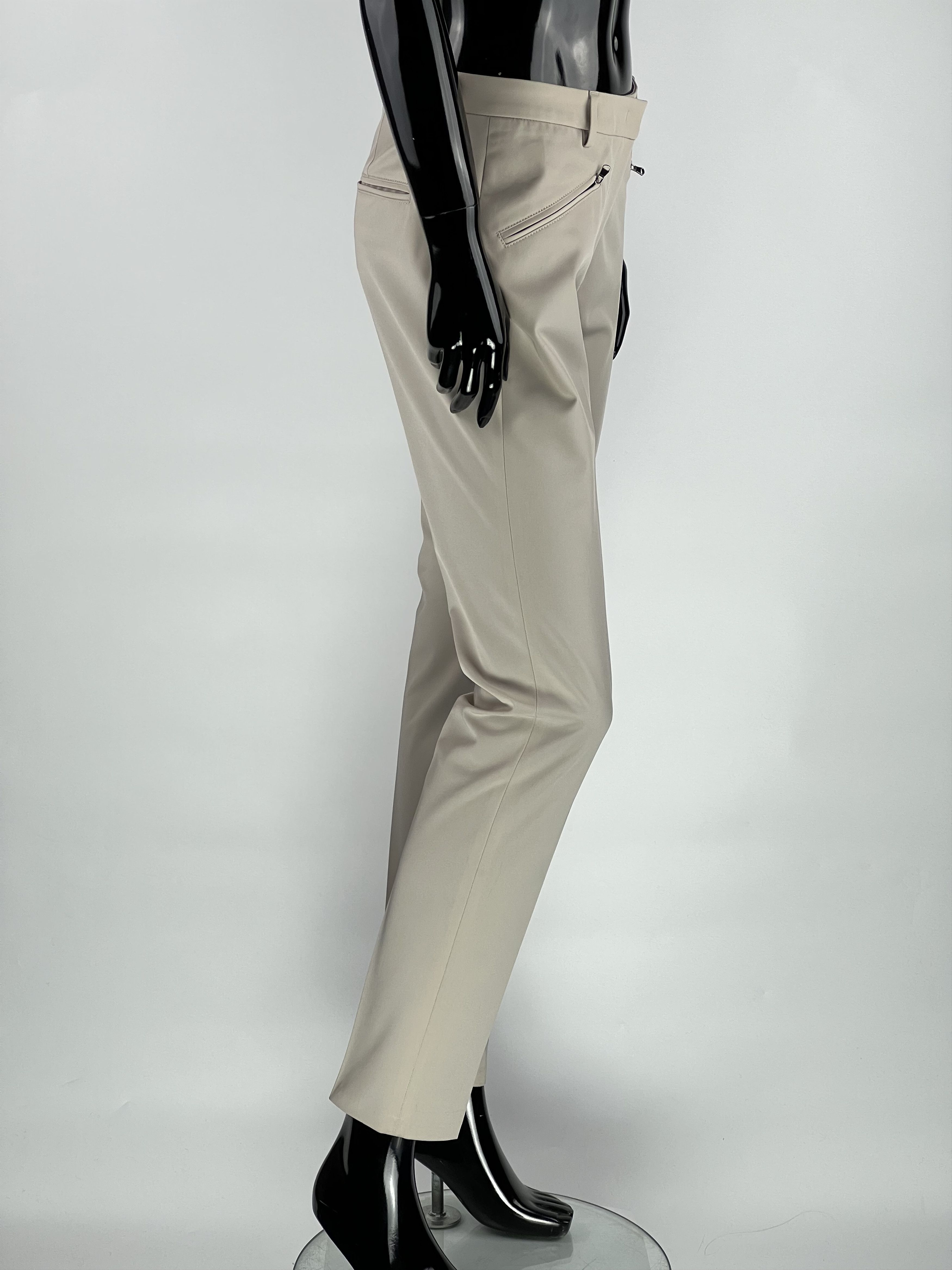 Peserico Cappellini Women's Beige Pants Size IT42 Size 28" / US 6 / IT 42 - 2 Thumbnail