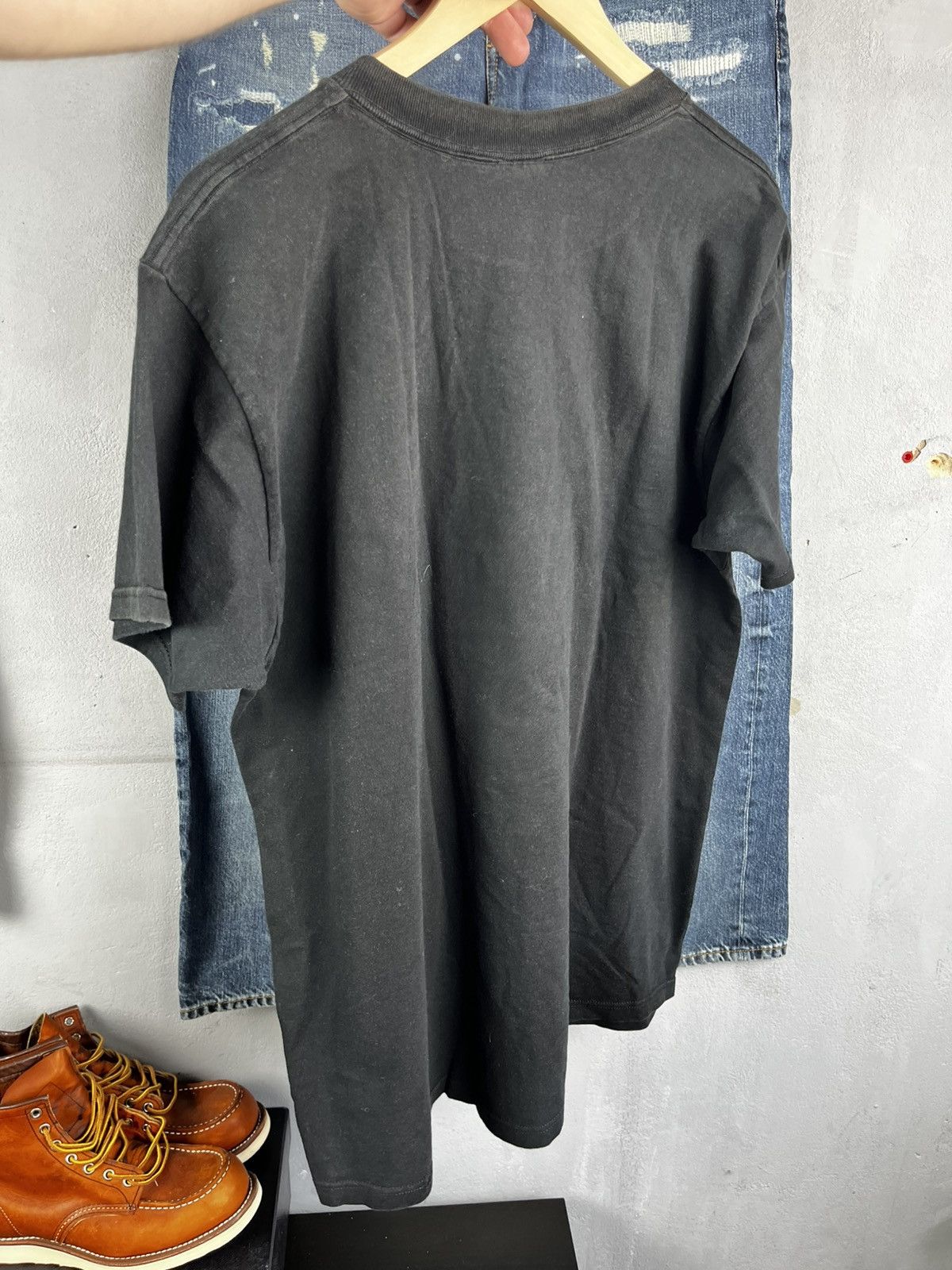 Vintage vintage la fin du monde 90s t shirt single stitch black Size US XL / EU 56 / 4 - 6 Thumbnail