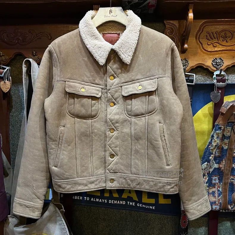 RRL Ralph Lauren RRL Ralph Lauren Leather and Fur Integrated Jacket Size US S / EU 44-46 / 1 - 1 Thumbnail