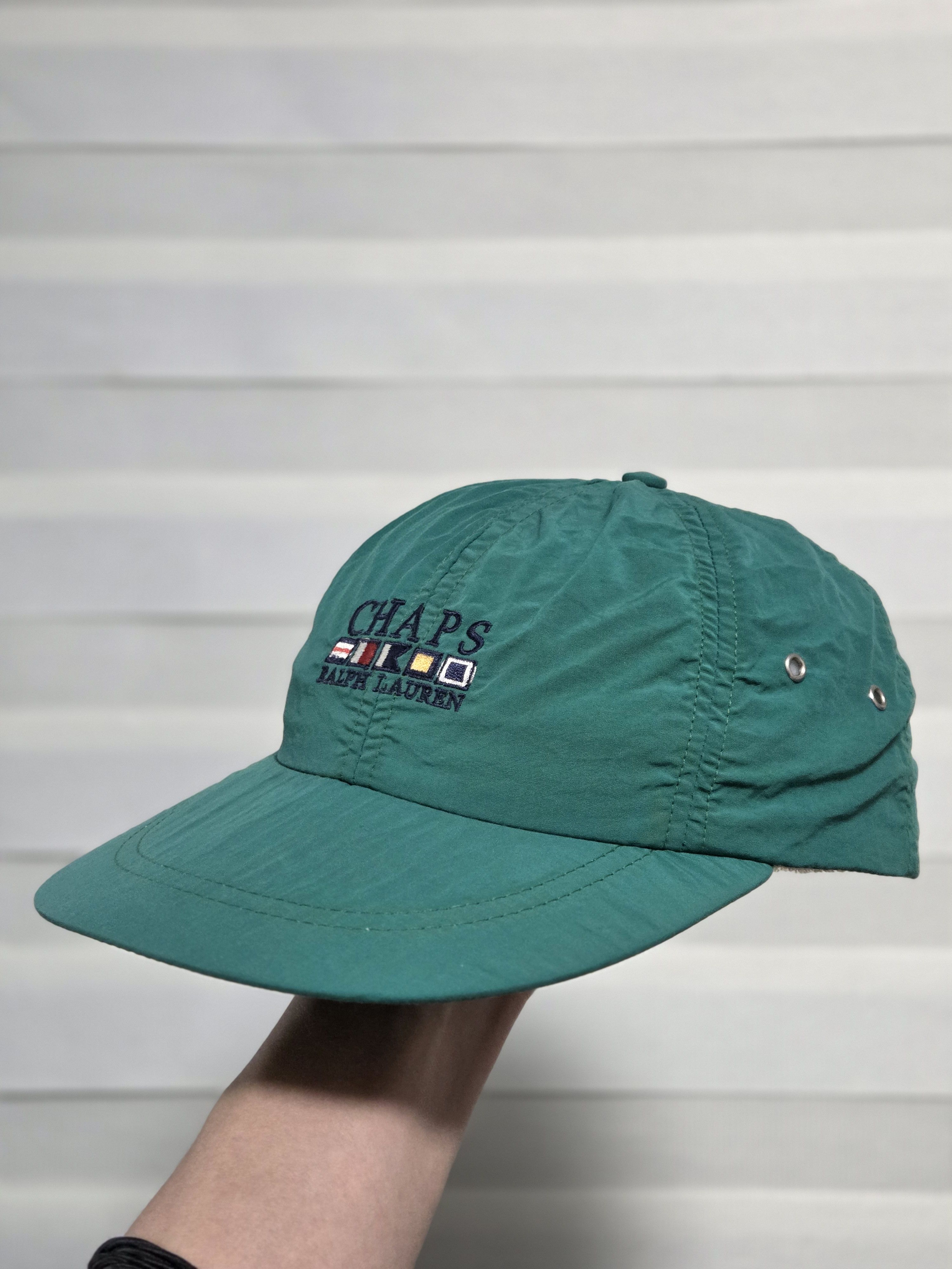 Chaps Ralph Lauren VTG MADE IN USA Chaps ralph lauren nylon Inner terry cap Size ONE SIZE - 3 Thumbnail
