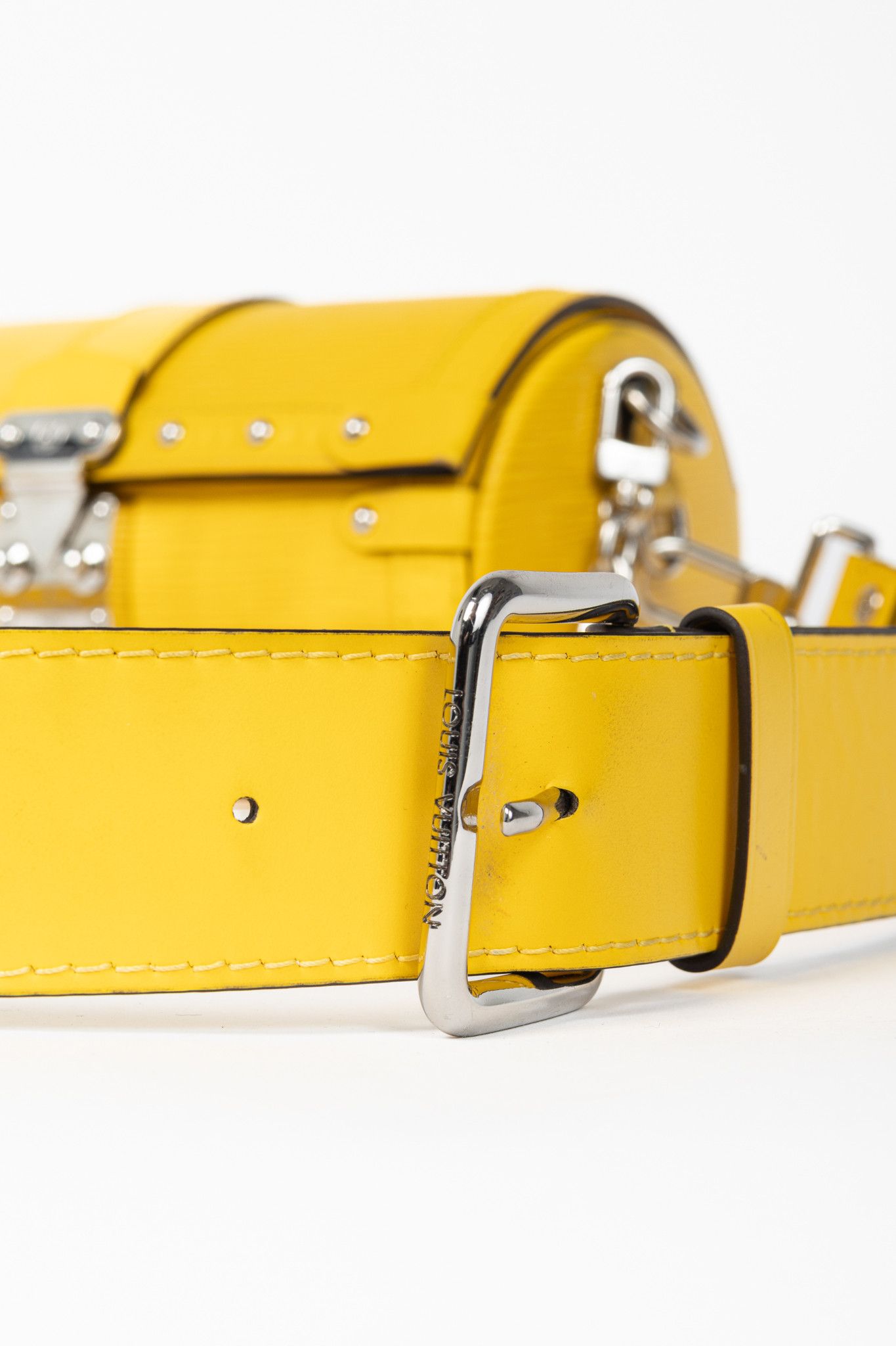 Louis Vuitton Louis Vuitton Papillon Trunk Jaune Epi Leather Handbag Size ONE SIZE - 6 Thumbnail
