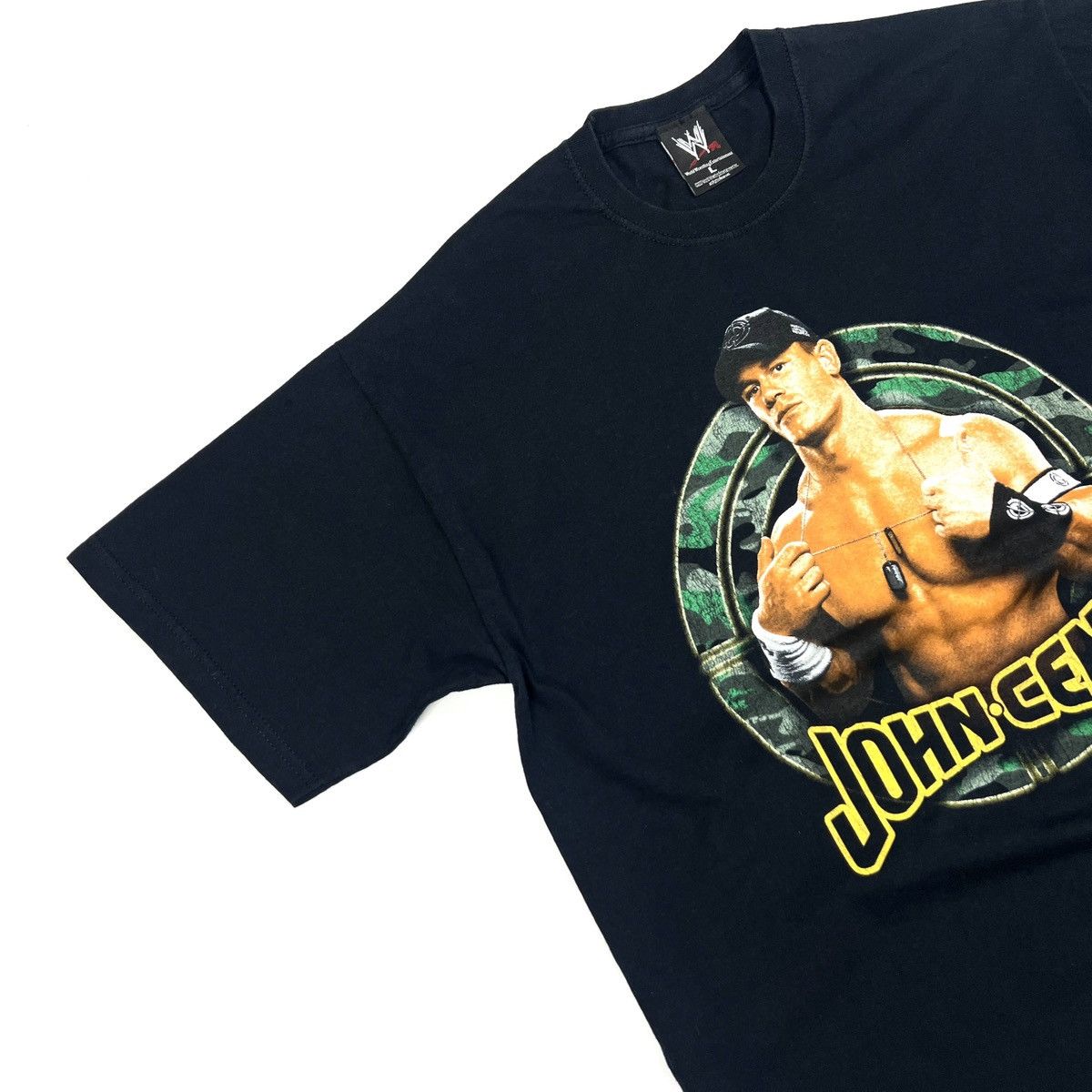 Vintage Vintage 2007 WWE WWF John Cena Black Cotton T Shirt Size L Size US L / EU 52-54 / 3 - 9 Thumbnail