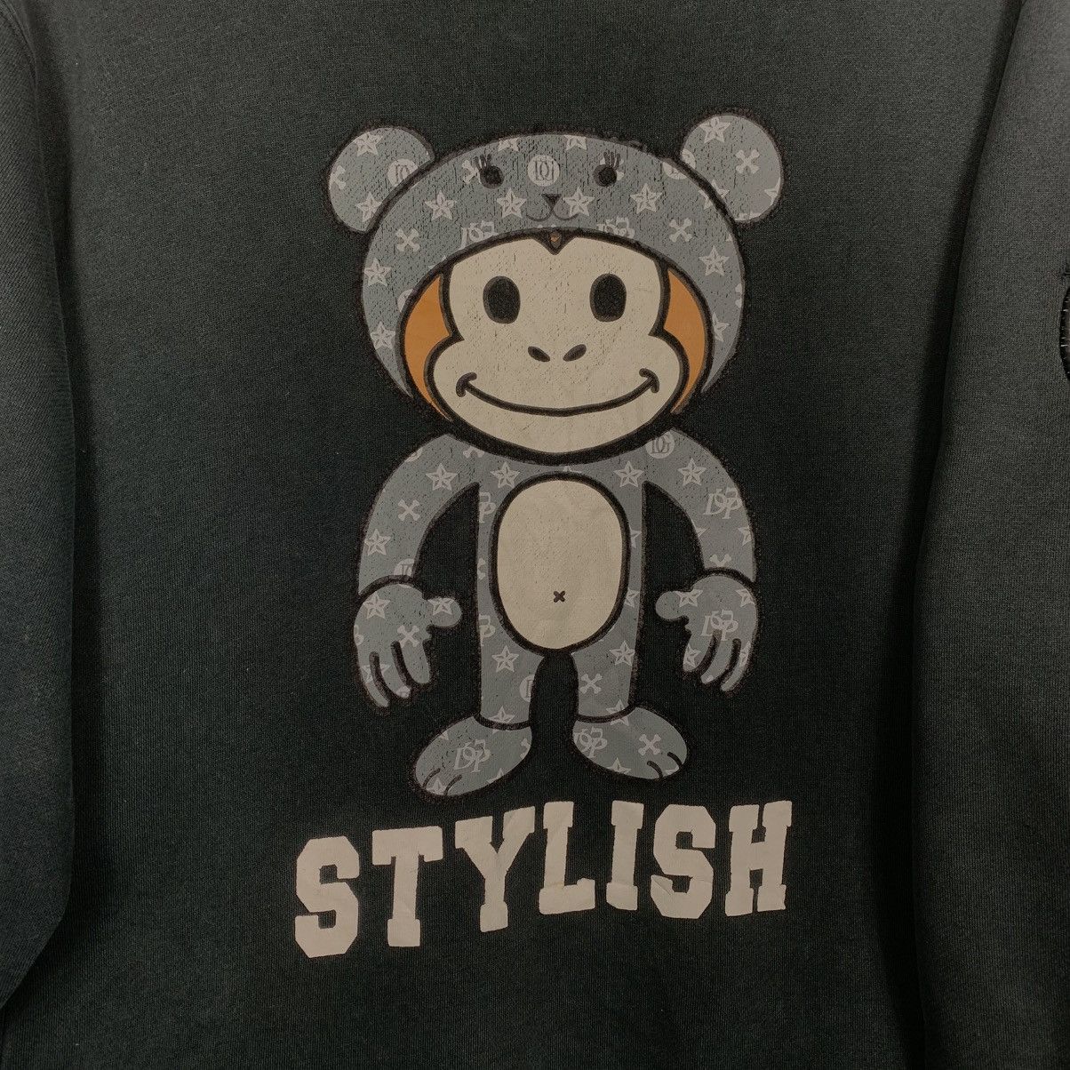 Japanese Brand Dack Dive Bongo Stylish Monkey Crewneck Sweatshirt Size US M / EU 48-50 / 2 - 12 Thumbnail
