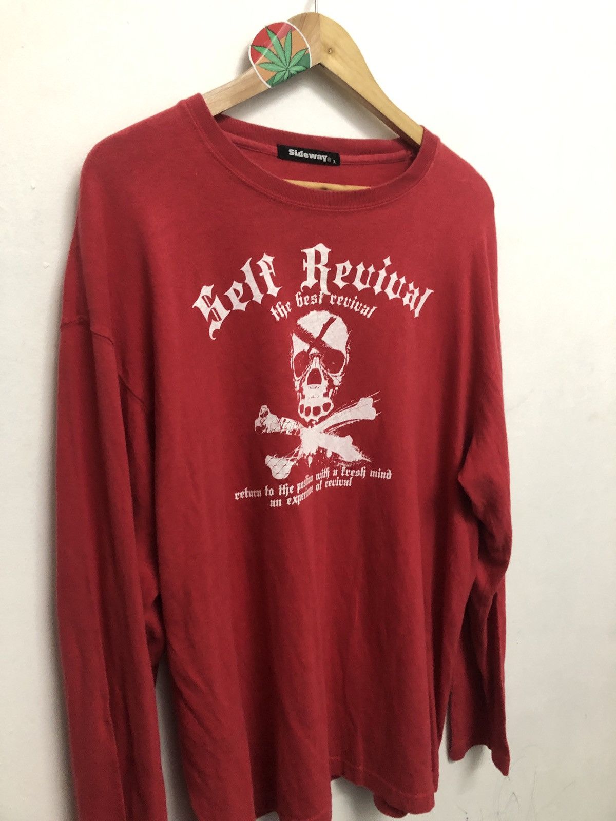 If Six Was Nine × Japanese Brand × Le Grande Bleu (L.G.B.) Sideway Longsleeve Tee Skull Self Revival Size US L / EU 52-54 / 3 - 3 Thumbnail