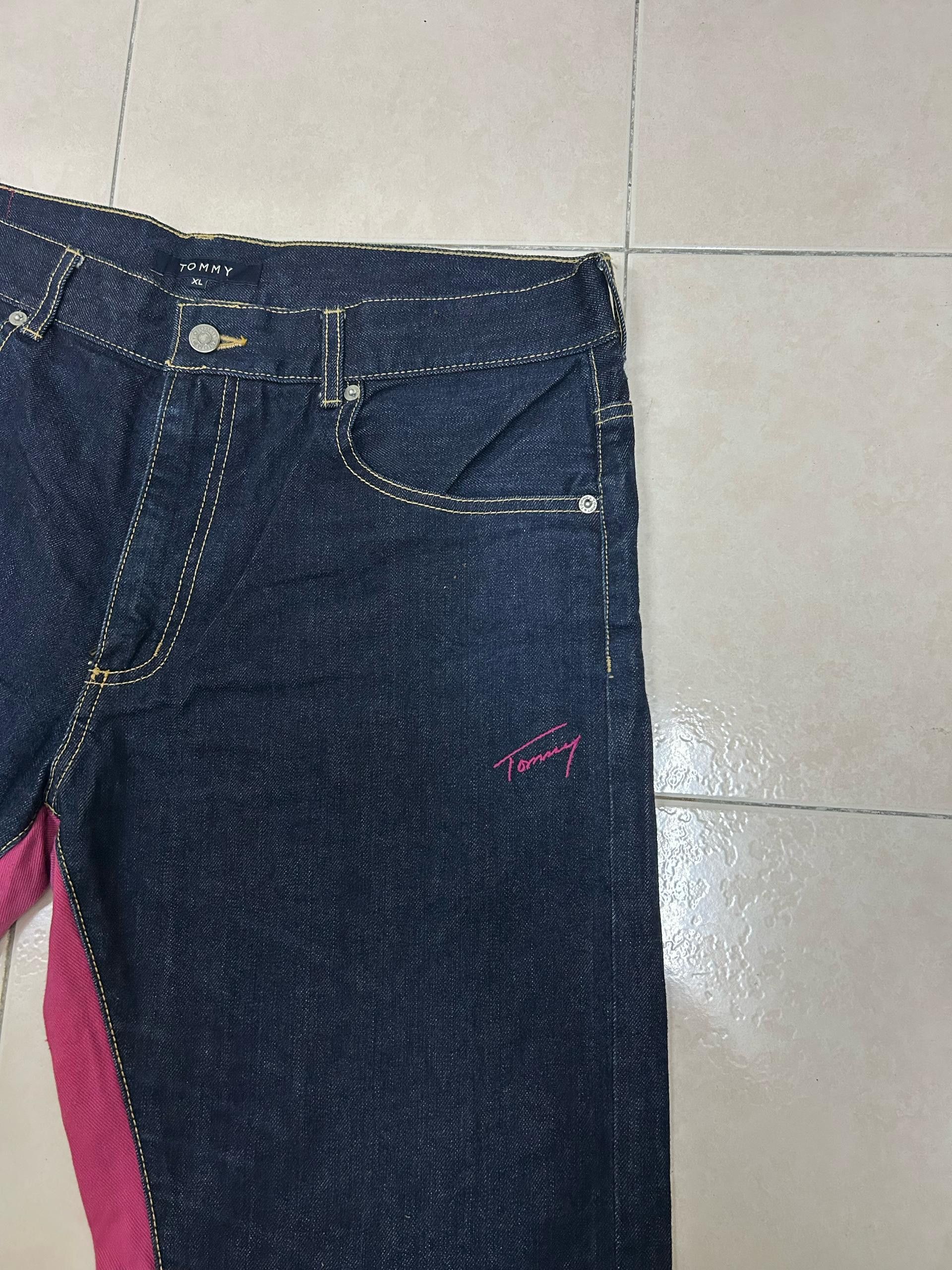 Tommy Hilfiger 💥Rare💥 Evisu Inspired Tommy N.Y.C Denim Size US 37 - 8 Thumbnail