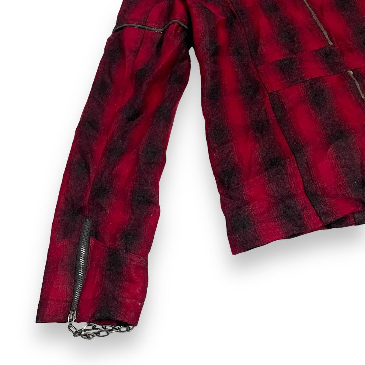 If Six Was Nine × Japanese Brand × Seditionaries RMANICA CS BLACK DOUBLE BREASTED TARTAN JACKET Size US L / EU 52-54 / 3 - 13 Thumbnail
