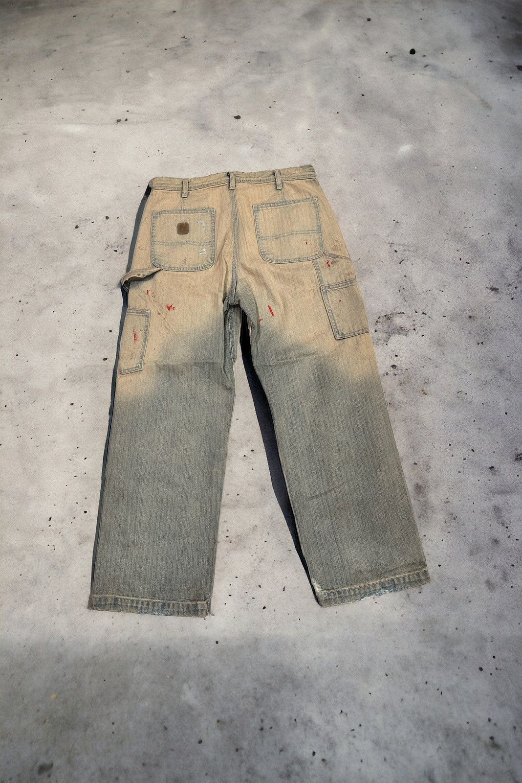 Enfants Riches Deprimes Enfants Riches Deprimes Blood Splatter Faded Indigo Pants Size US 30 / EU 46 - 2 Thumbnail