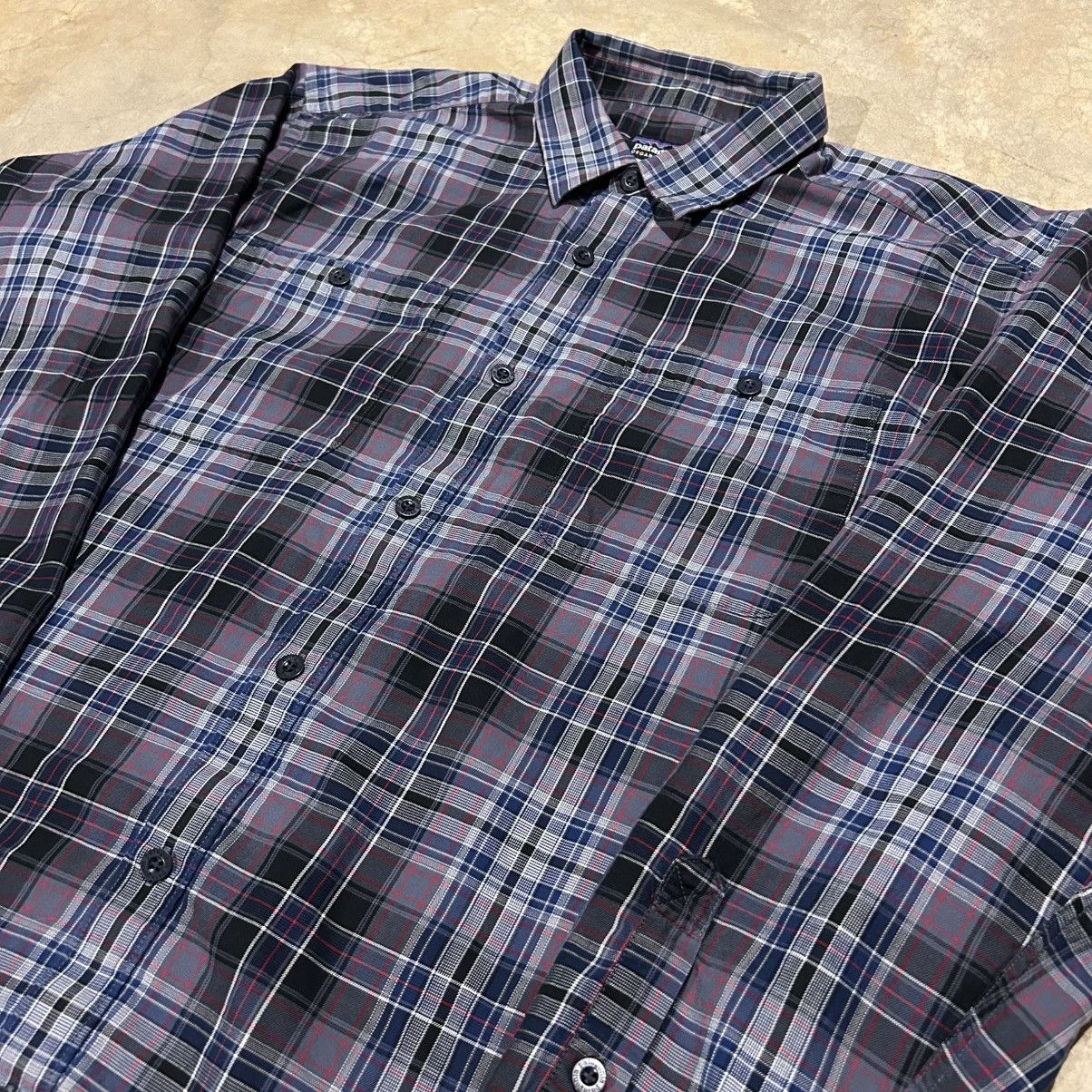 Patagonia Vintage Patagonia Organic Cotton Button Up Flannel Shirt Size US L / EU 52-54 / 3 - 3 Thumbnail