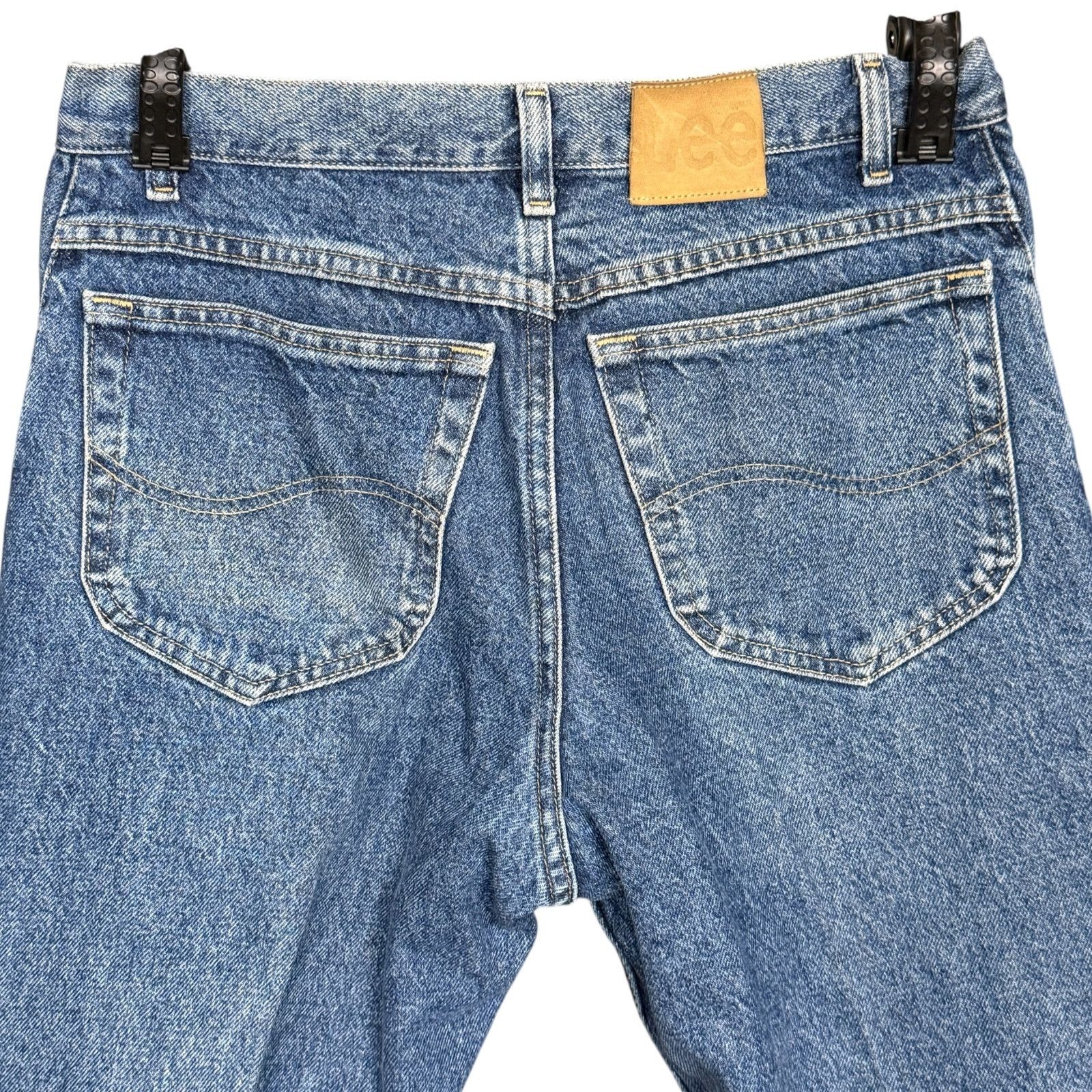 Lee Vintage 90s Lee Men's 32x32* Hemmed Straight Leg Blue Jeans Size US 32 / EU 48 - 7 Thumbnail