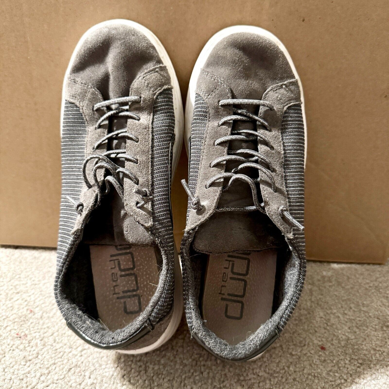 Other Hey Dude Women Size 9 Kenina Sparkling Grey Laced Slip On Size US 9 / IT 39 - 1 Thumbnail