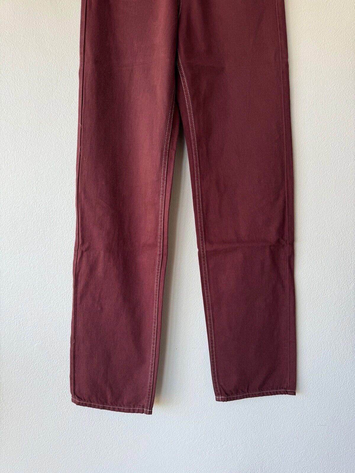 Ksubi new Ksubi womens denim jean playback burgundy red xs 24 6 Size 24" / US 00 / IT 34 - 6 Thumbnail