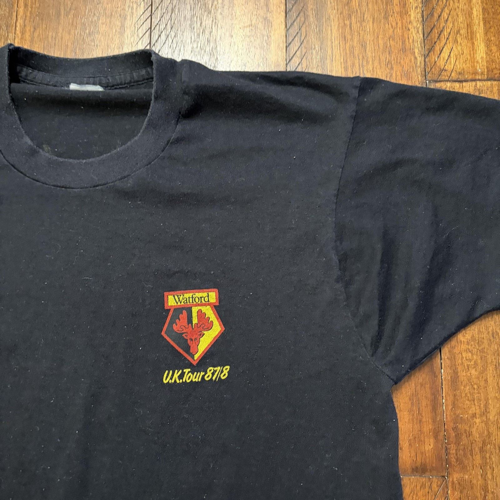 Vintage Vintage Watford FC Shirt L Soccer Football U.K. Tour 1987-88 Size US L / EU 52-54 / 3 - 3 Thumbnail
