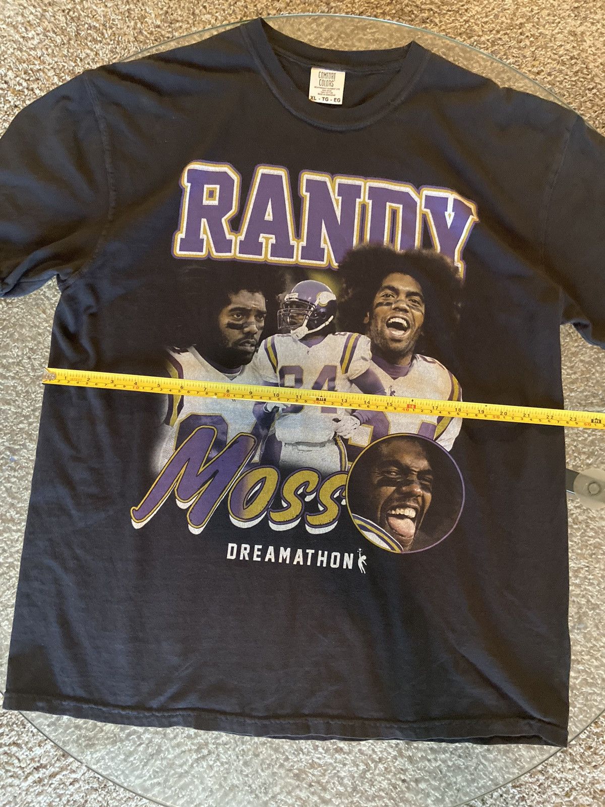 Comfort Colors Dreamathon Randy Moss Tribute Tee Size US XL / EU 56 / 4 - 5 Thumbnail