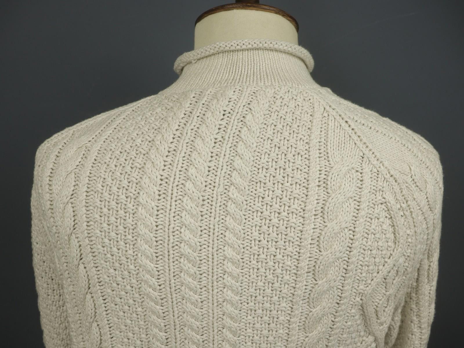 J.Crew J.Crew Beige 100% Cotton Knitted Pullover Sweater Size M Size M / US 6-8 / IT 42-44 - 5 Thumbnail