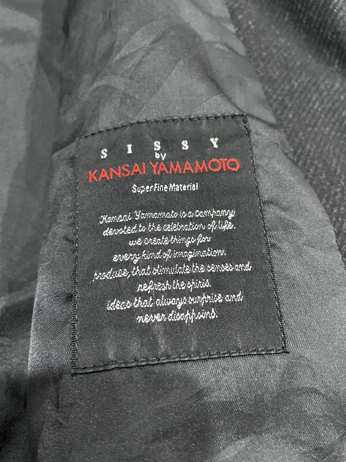 Japanese Brand SISSY by KANSAI YAMAMOTO Wool Long Coat Size US L / EU 52-54 / 3 - 9 Thumbnail