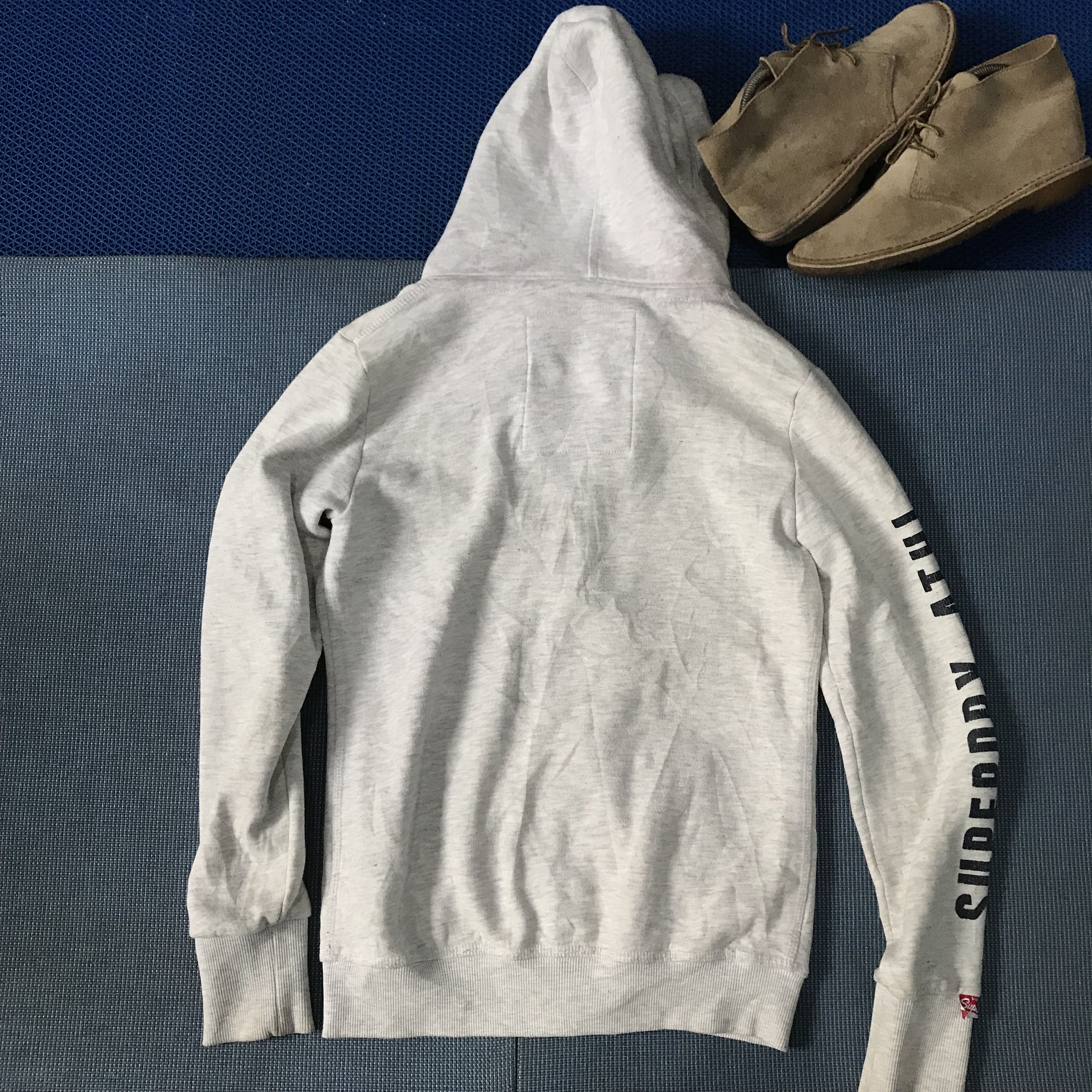 Superdry Vintage Superdry Japan Grey Jacket Hoodie track and field Size US M / EU 48-50 / 2 - 13 Thumbnail