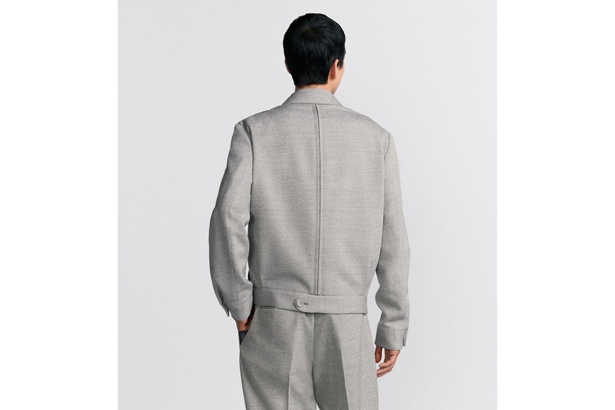 Dior o1bcso1str0226 Zipped Jacket in Grey Size US S / EU 44-46 / 1 - 6 Thumbnail