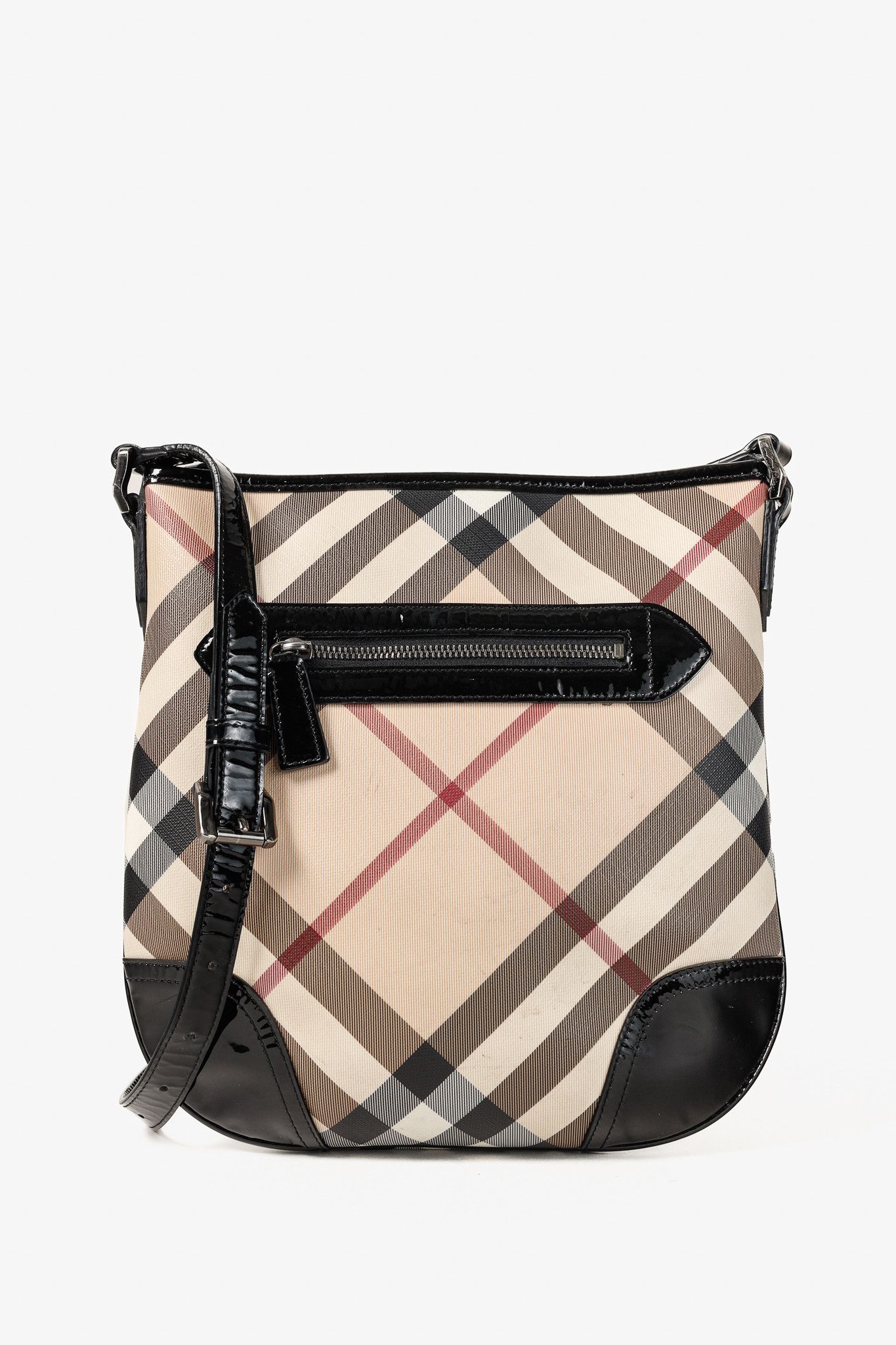 Burberry Burberry Dryden SuperNova Check Canvas Crossbody Bag Size ONE SIZE - 1 Thumbnail
