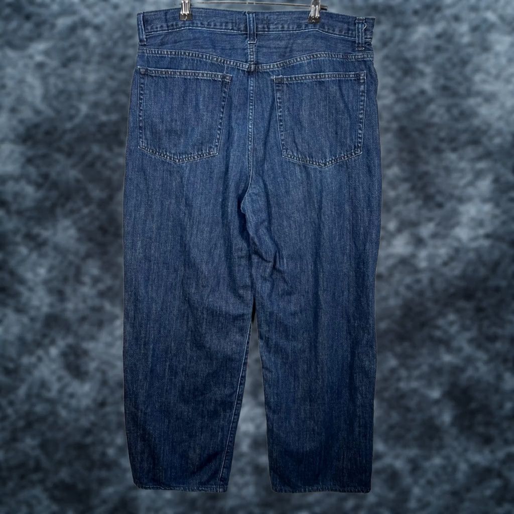 Madewell Madewell Jeans Wide-Leg Mens 34 x 29 Cotton Linen Denim Blue 5-Pocket Regular Vintage N/A Size US 34 / EU 50 - 1 Thumbnail