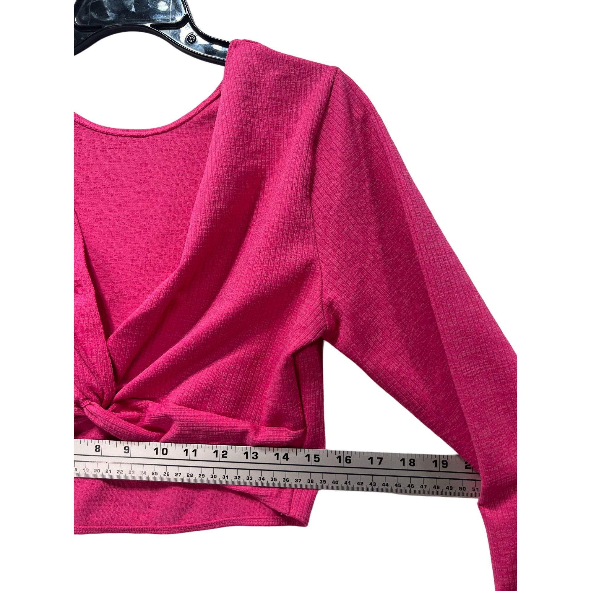 Other JoyLab - Women's Long Sleeve Crop Top - Pink - XXL Size XXL / US 16-18 / IT 52-54 - 6 Thumbnail