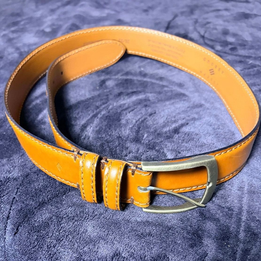 Joseph Abboud Brown Joseph Abboud Men’s Leather Belt Size ONE SIZE - 2 Thumbnail