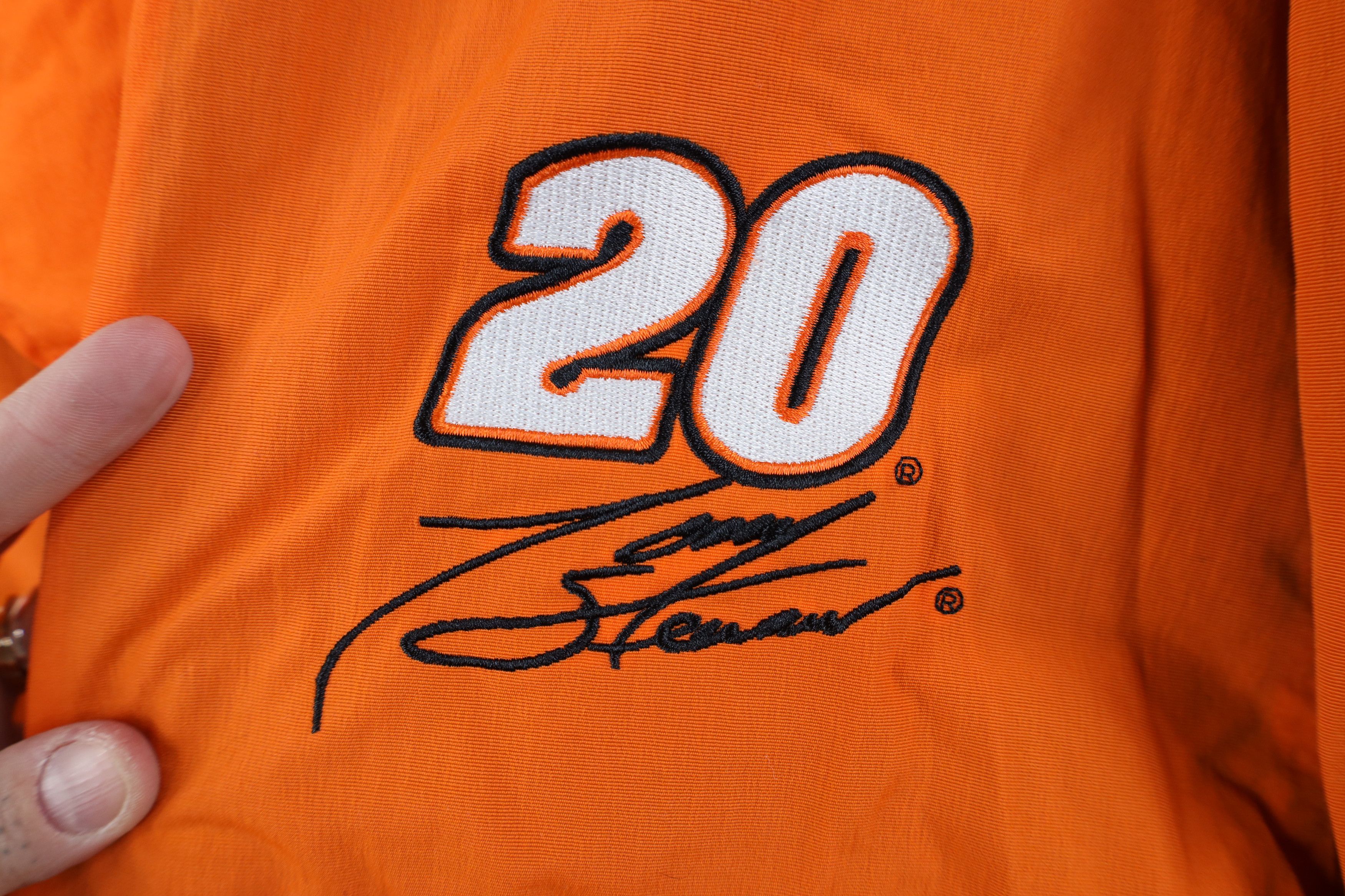 Vintage Vintage NASCAR Racing Tony Stewart Windbreaker Jacket Orange Size US XL / EU 56 / 4 - 4 Thumbnail
