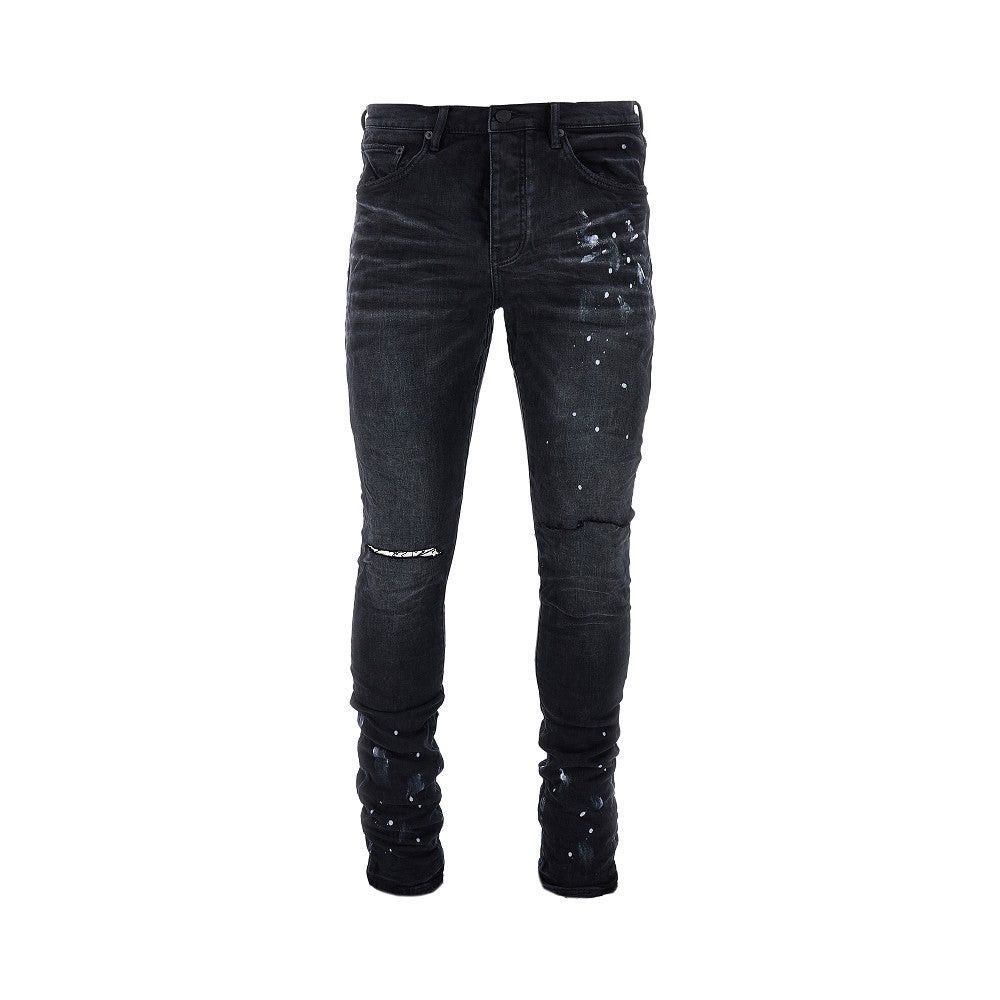 Purple Brand Purple Jeans - Black Heavy Repair Plaid Patch 31