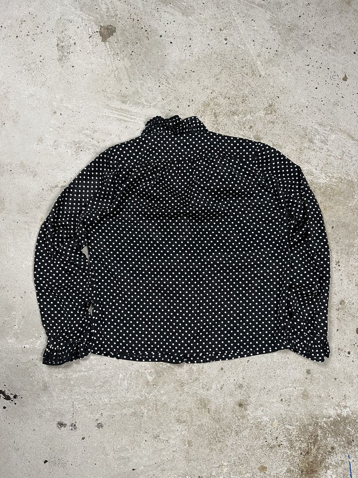 Japanese Brand × Vintage Vintage 90s Evance Tokyo Polka Dot Avant Garde Shirt Size XS / US 0-2 / IT 36-38 - 2 Thumbnail
