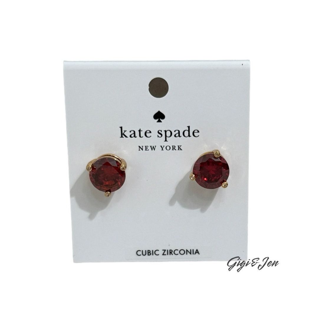 Kate Spade Kate Spade Outlet Rise And Shine Studs New garnet earrings Size ONE SIZE - 1 Thumbnail